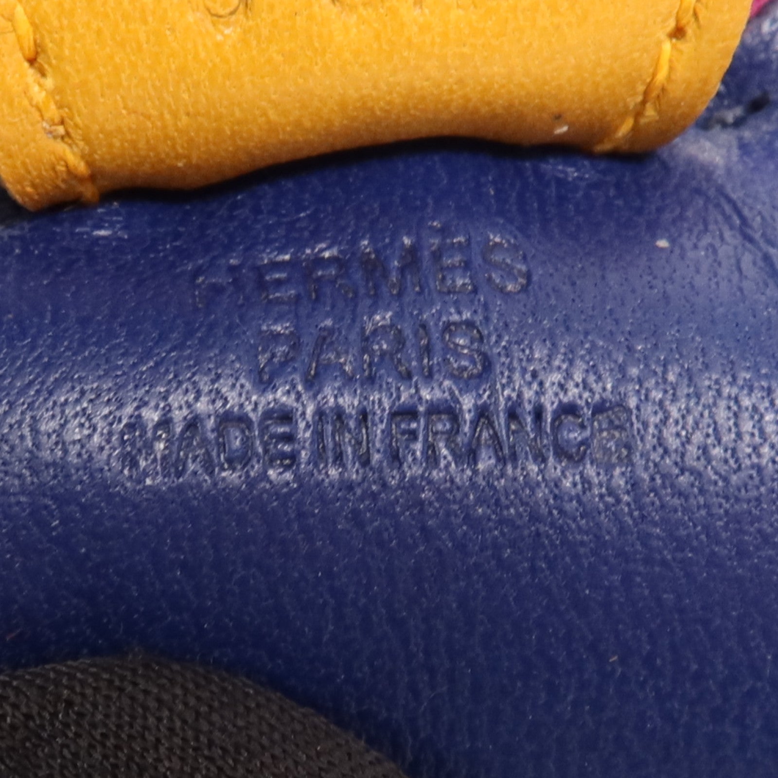 HERMES 皮革Rodeo PM掛飾