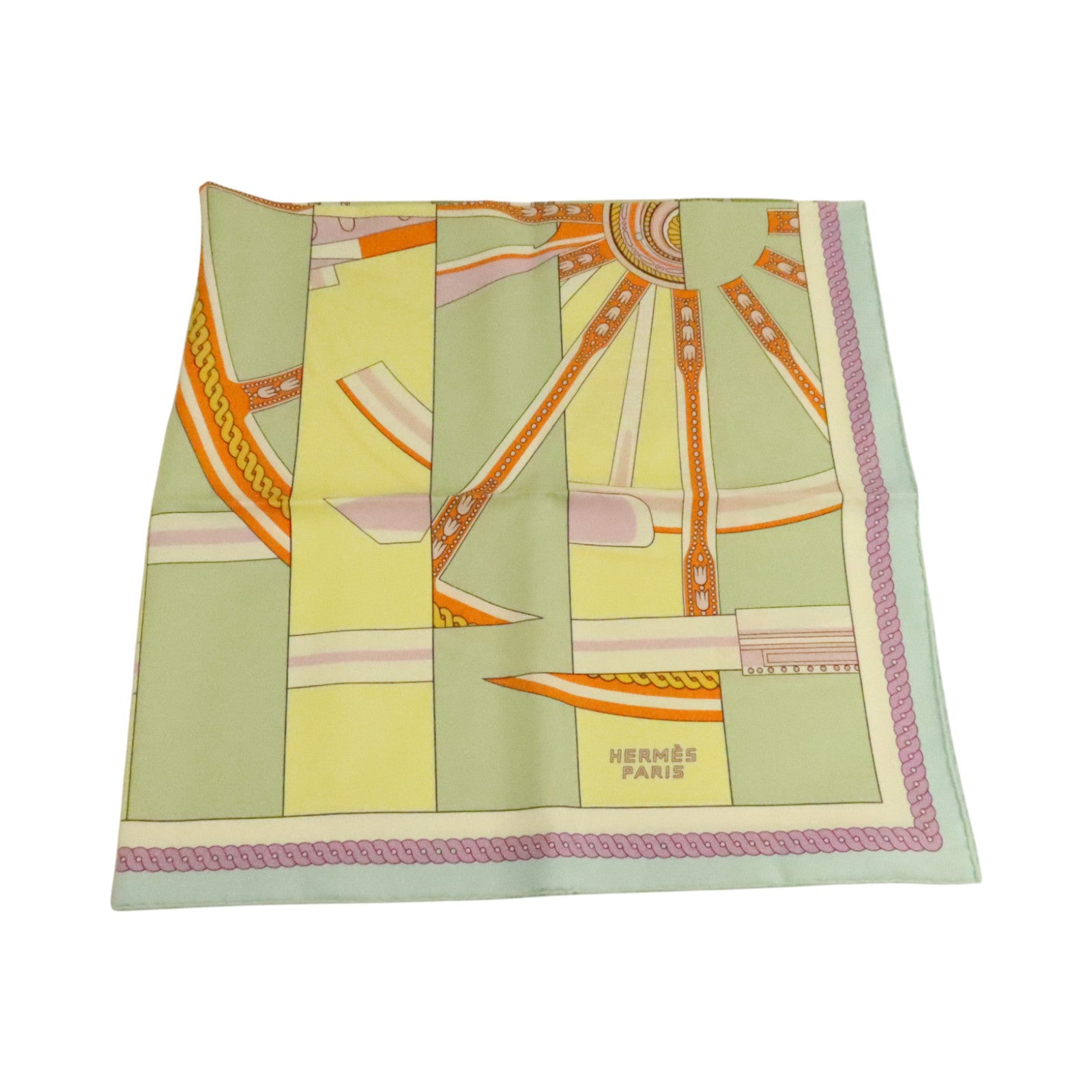 HERMES 絲質Scarf 90x90cm絲巾