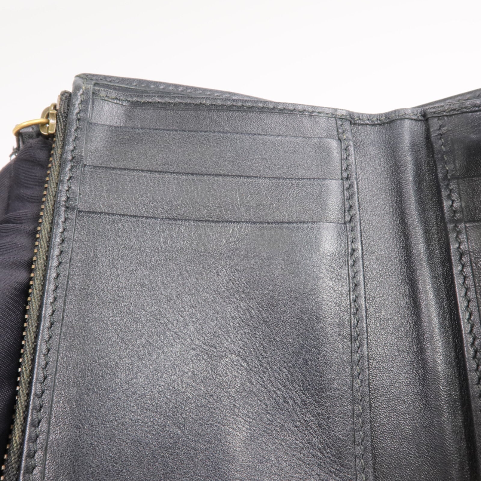 GUCCI 牛皮皮革Wallet金扣錢包
