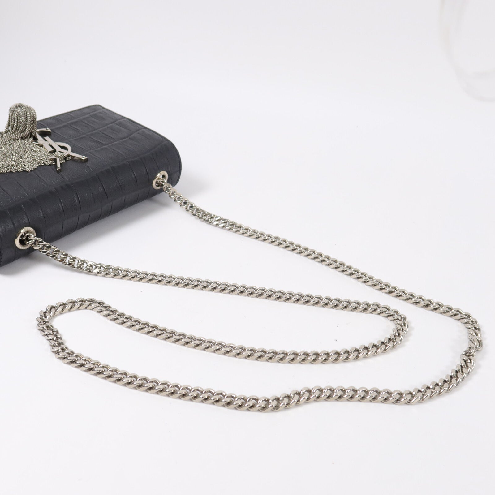 SAINT LAURENT 牛皮皮革Kate Small鏈帶肩背袋