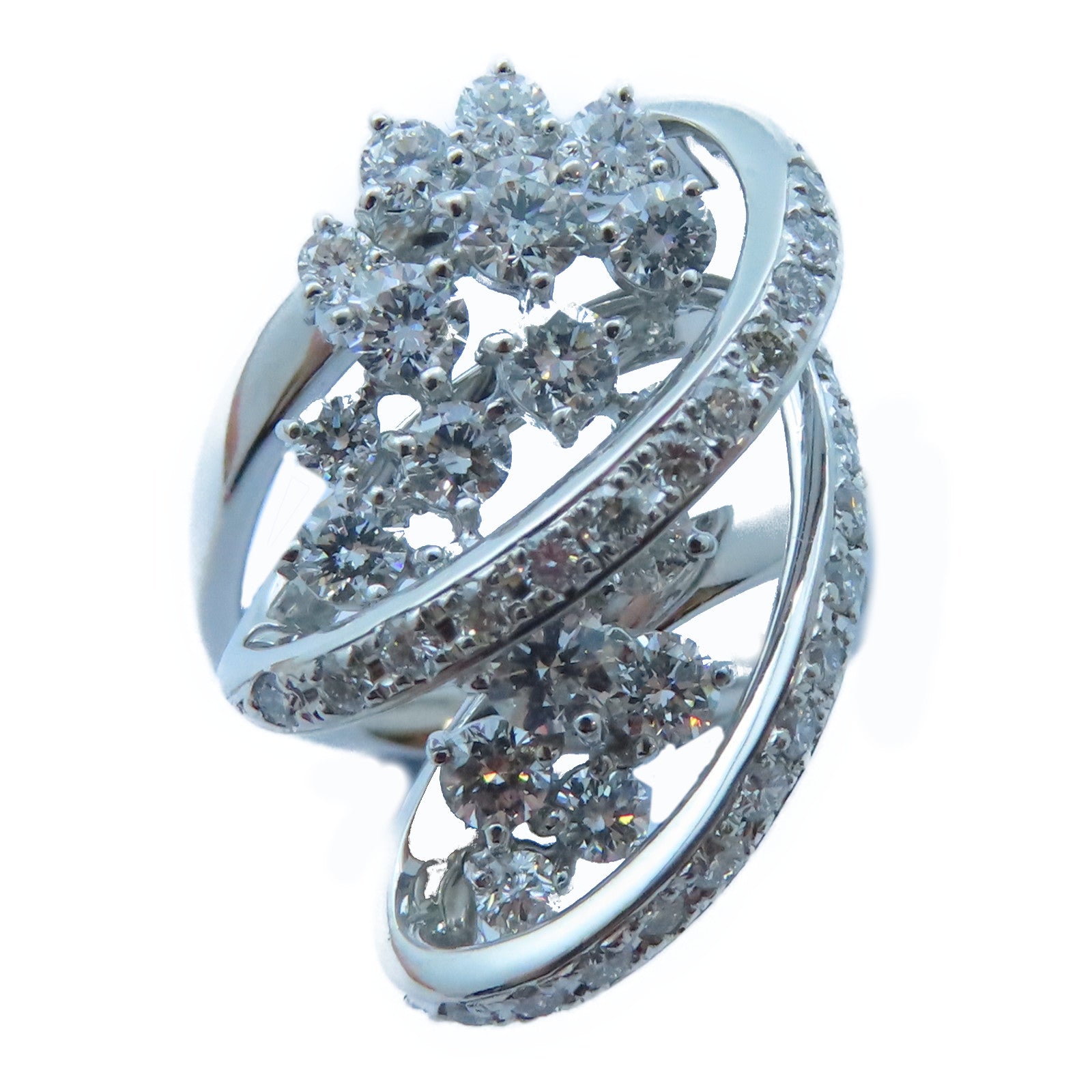 JEWELRY 【激減優惠】18K白金Diamond Ring 1.38ct鑽石戒指US#6.5