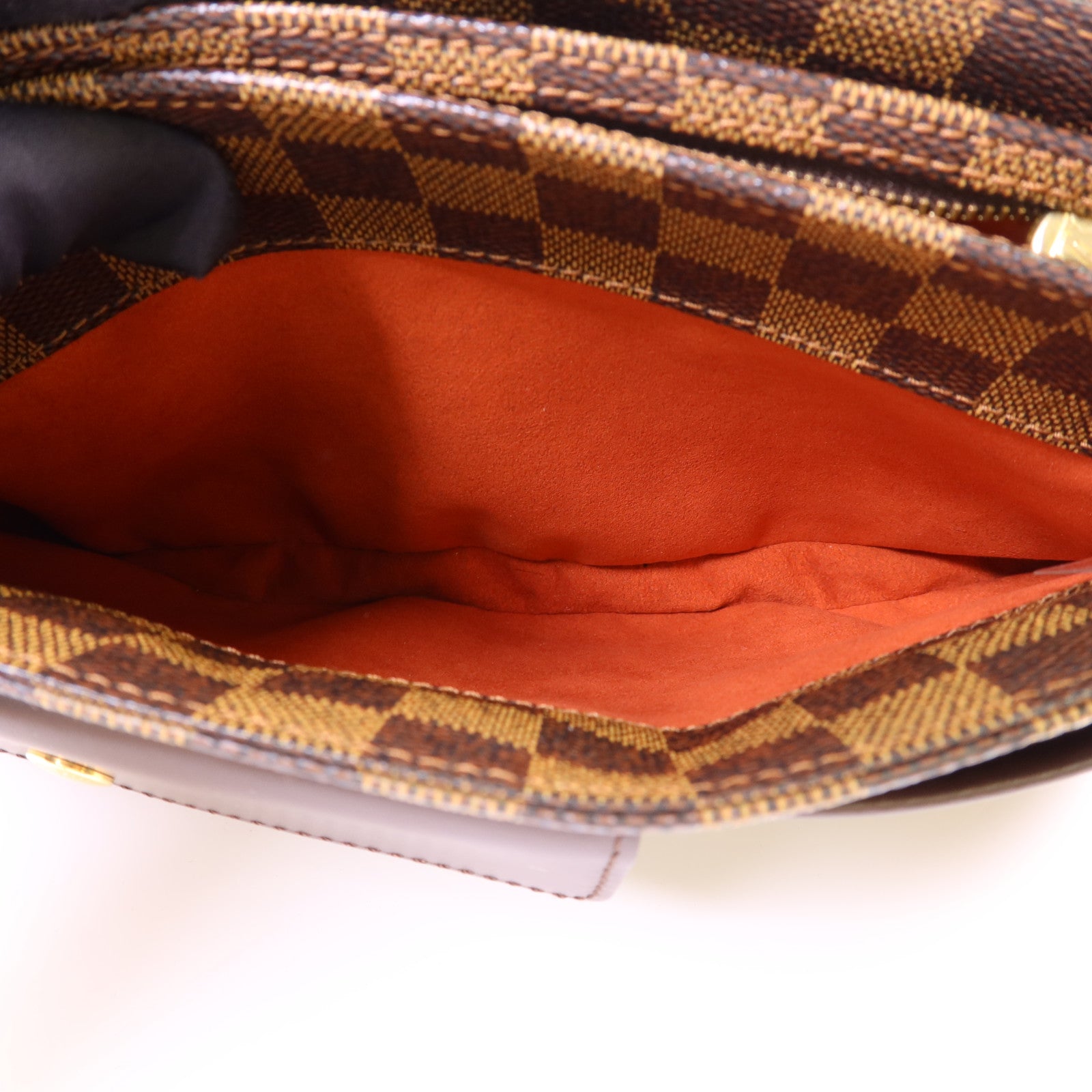 LOUIS VUITTON Damier Aubagne金扣肩背袋