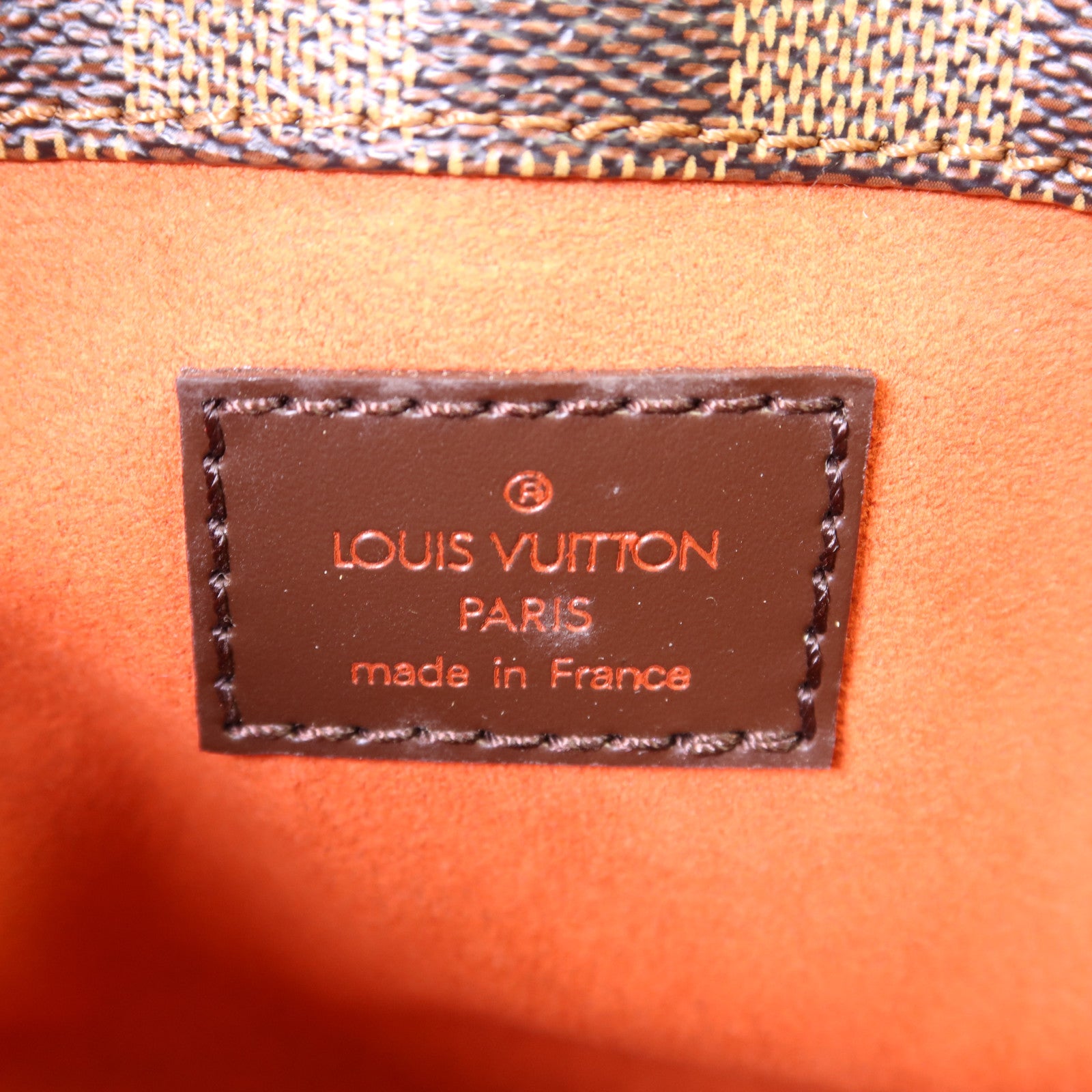 LOUIS VUITTON Damier Aubagne金扣肩背袋