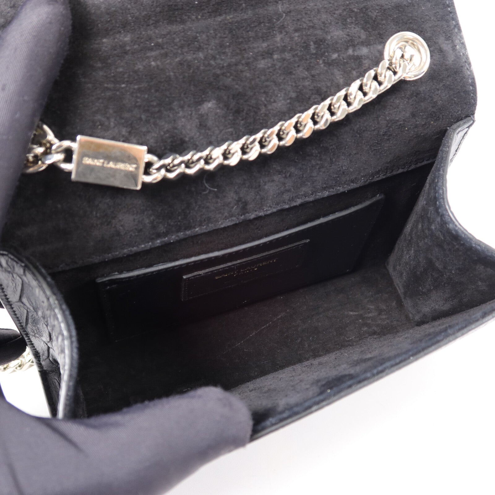 SAINT LAURENT 牛皮皮革Kate Small鏈帶肩背袋