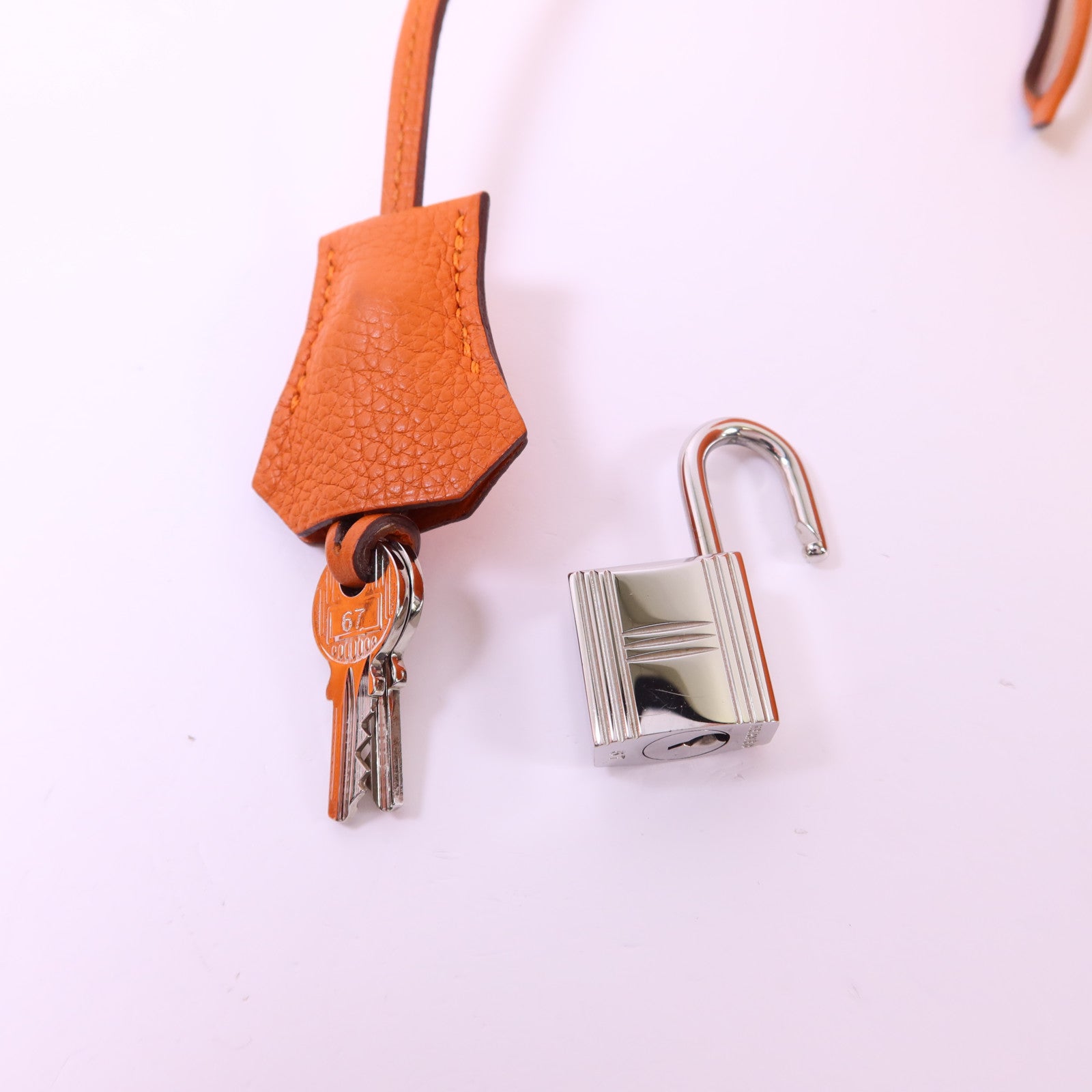HERMES Togo皮革Birkin 30銀扣手挽袋