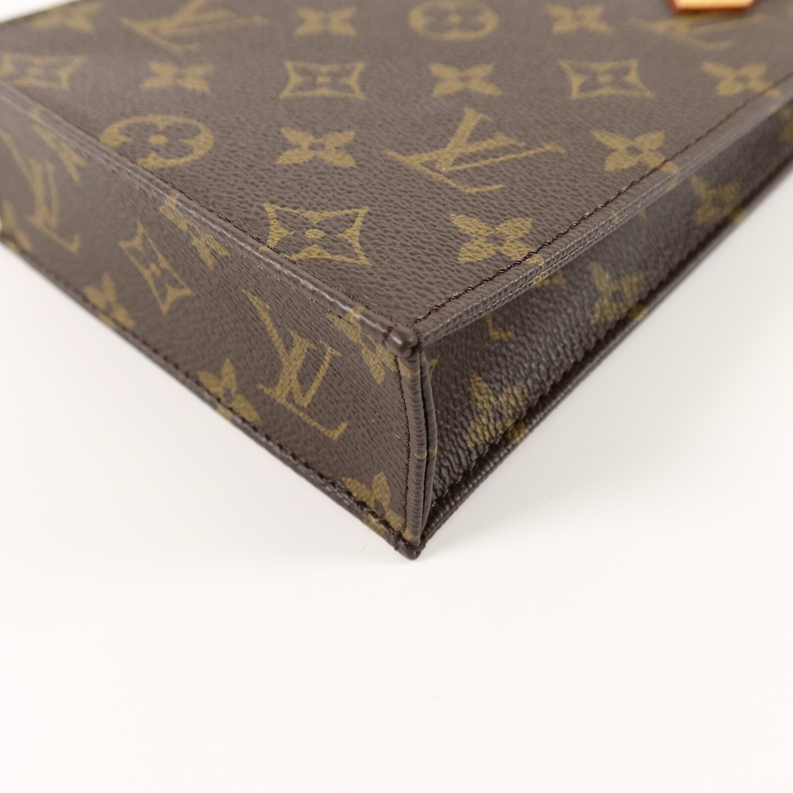 LOUIS VUITTON Monogram Petit Sac Plat手挽肩背兩用袋Monogram Petit Sac Plat手挽肩背兩用袋