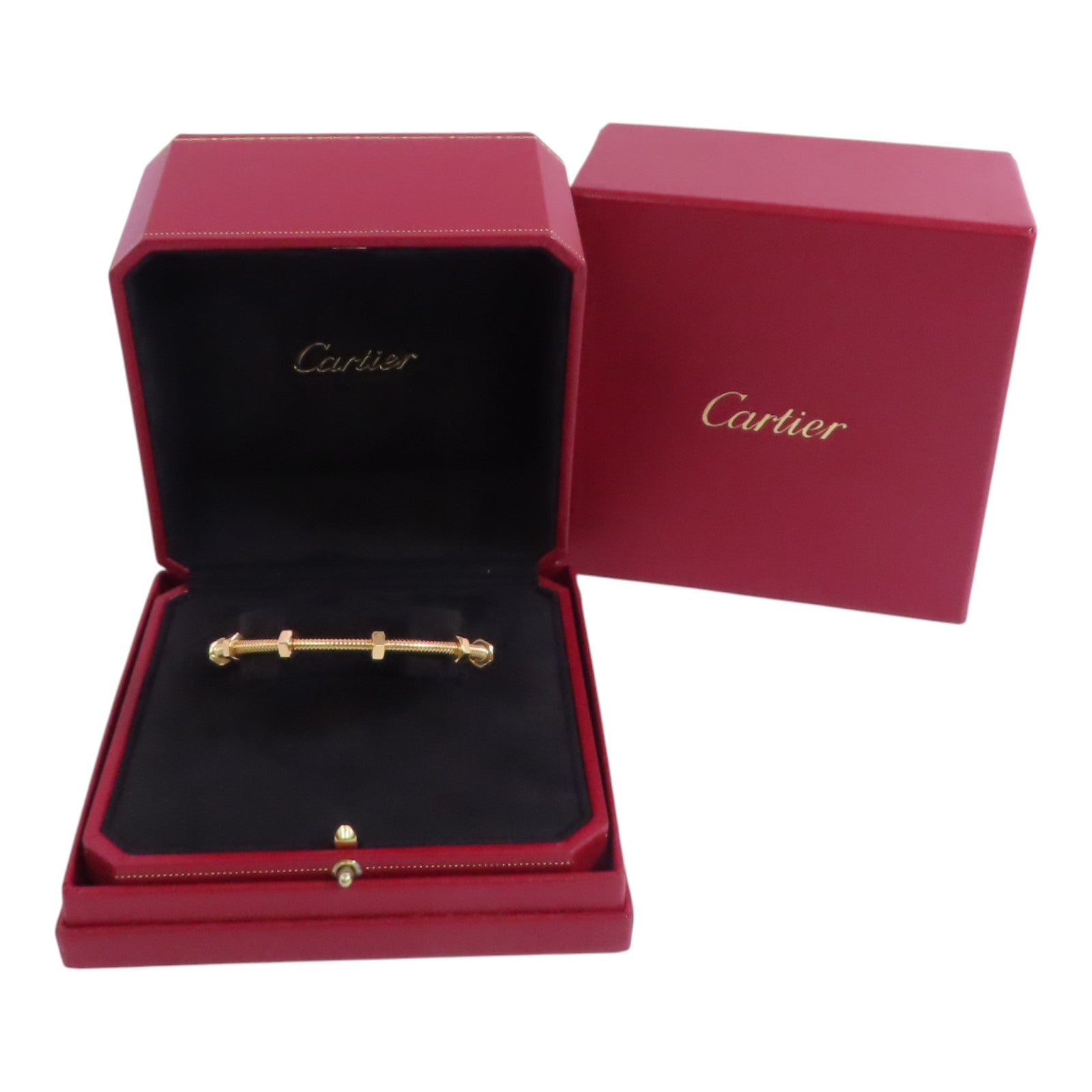 CARTIER 18K玫瑰金Ecrou de Cartier Blaceret手鏈#18