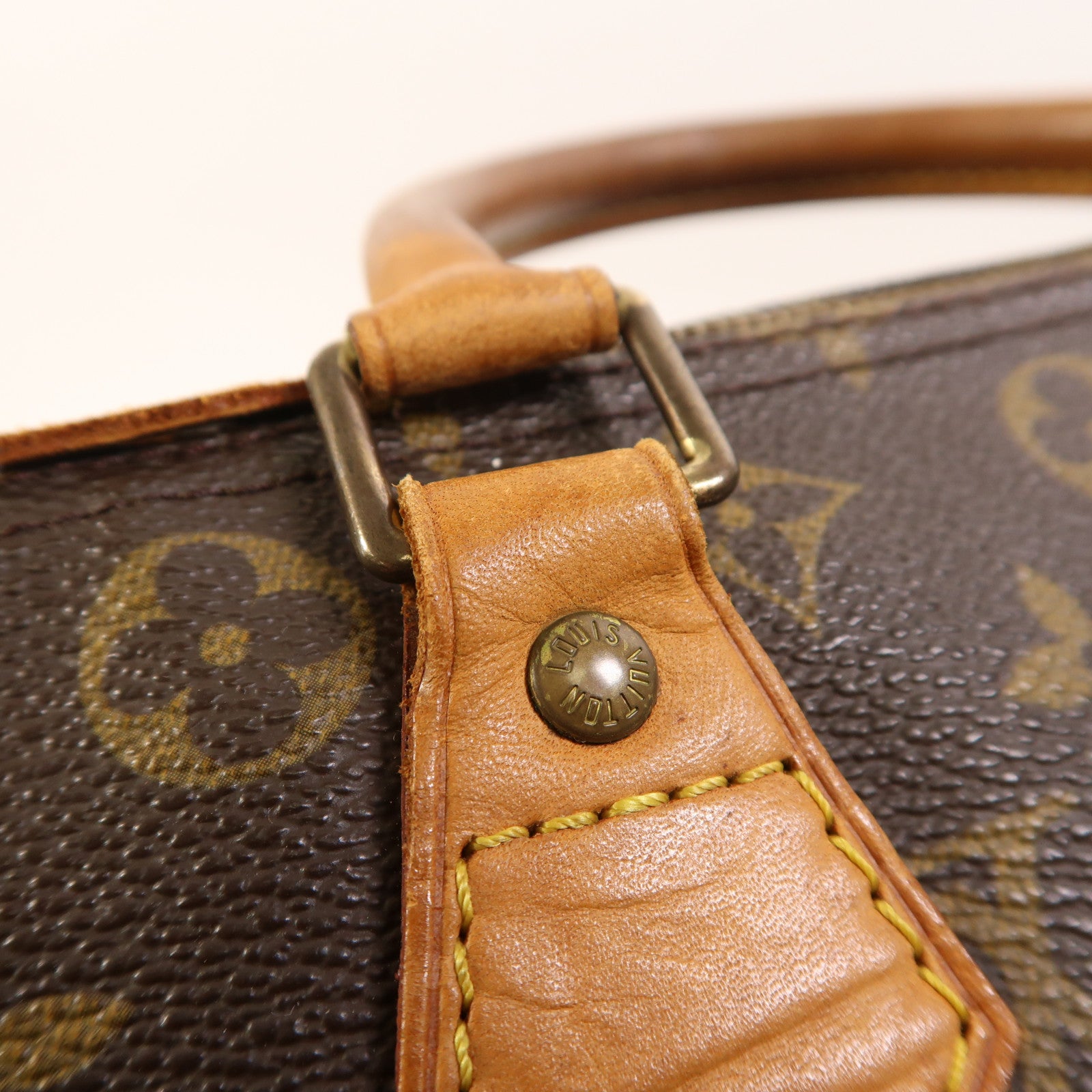 LOUIS VUITTON Monogram Speedy 30金扣手挽袋