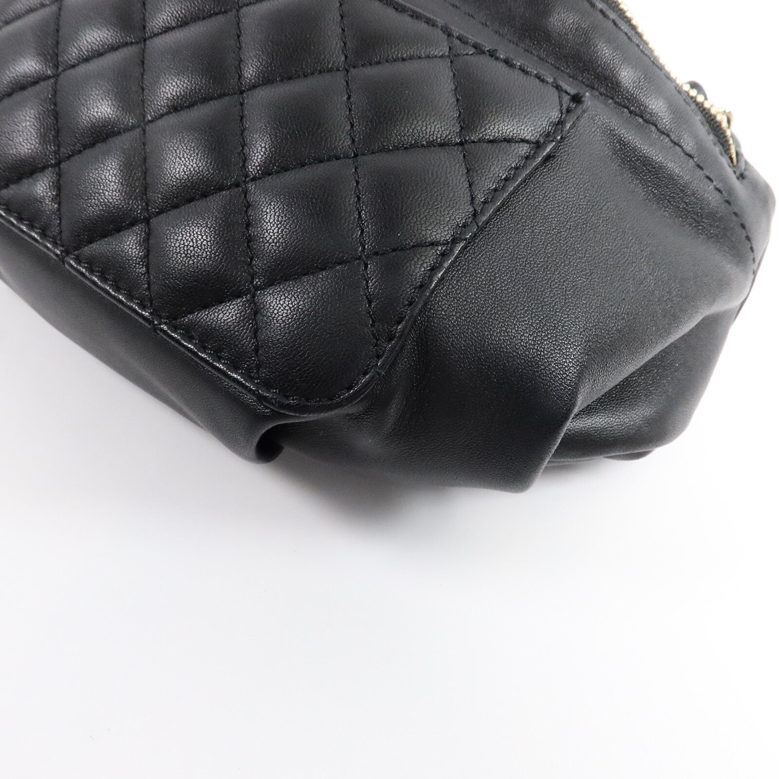 CHANEL 羊皮皮革Chain Belt Bag腰包