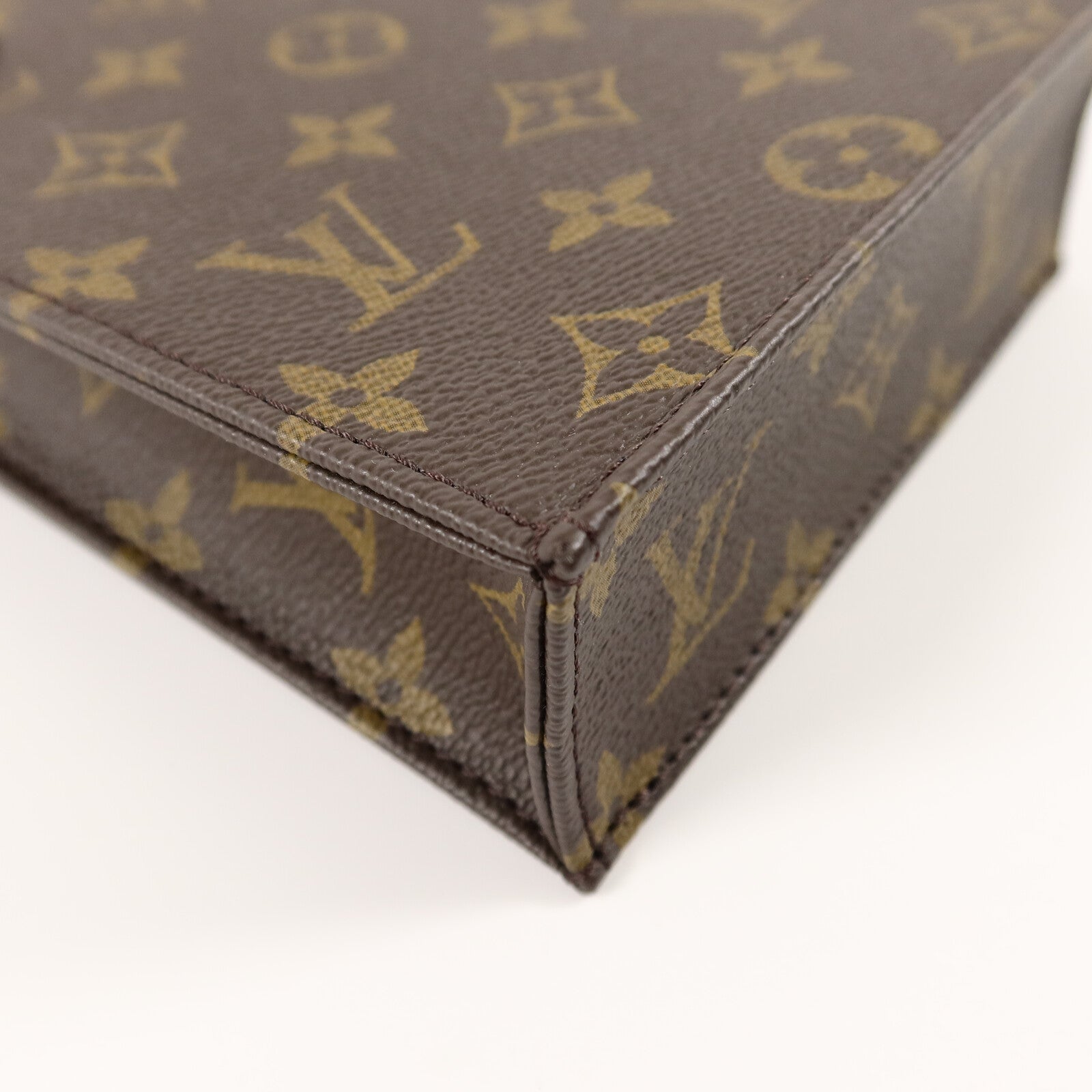 LOUIS VUITTON Monogram Petit Sac Plat手挽肩背兩用袋Monogram Petit Sac Plat手挽肩背兩用袋