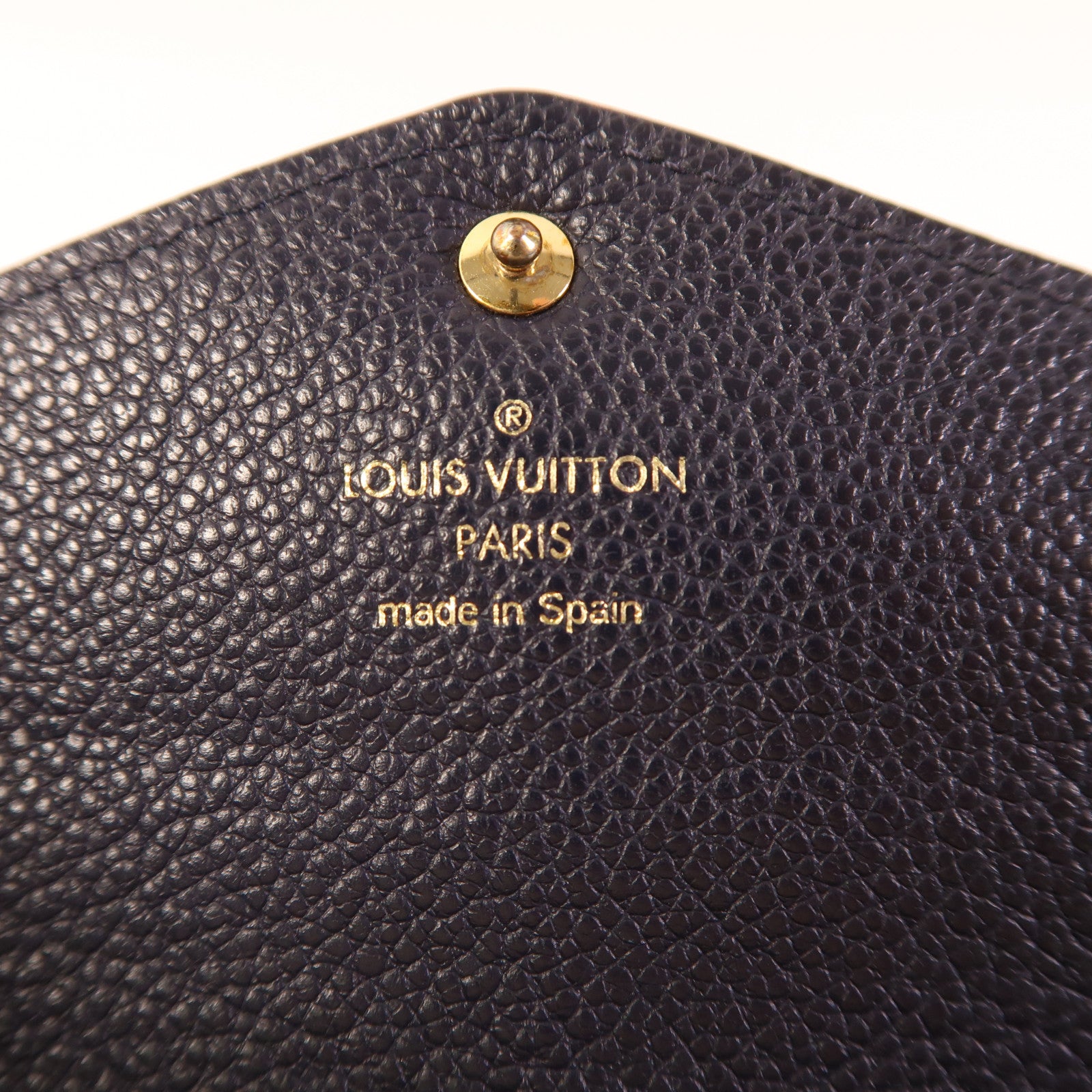 LOUIS VUITTON Monogram Empreinte Sarah Long Wallet金扣長錢包