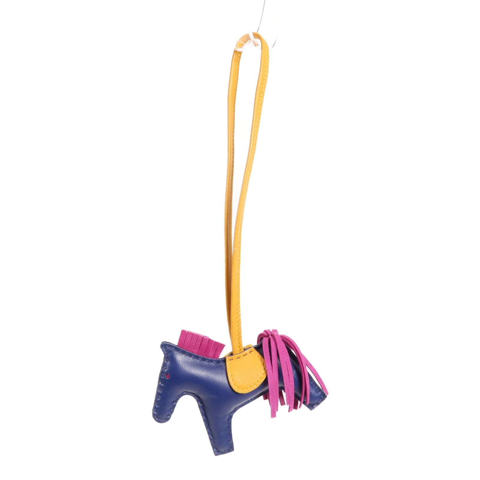 HERMES 皮革Rodeo PM掛飾