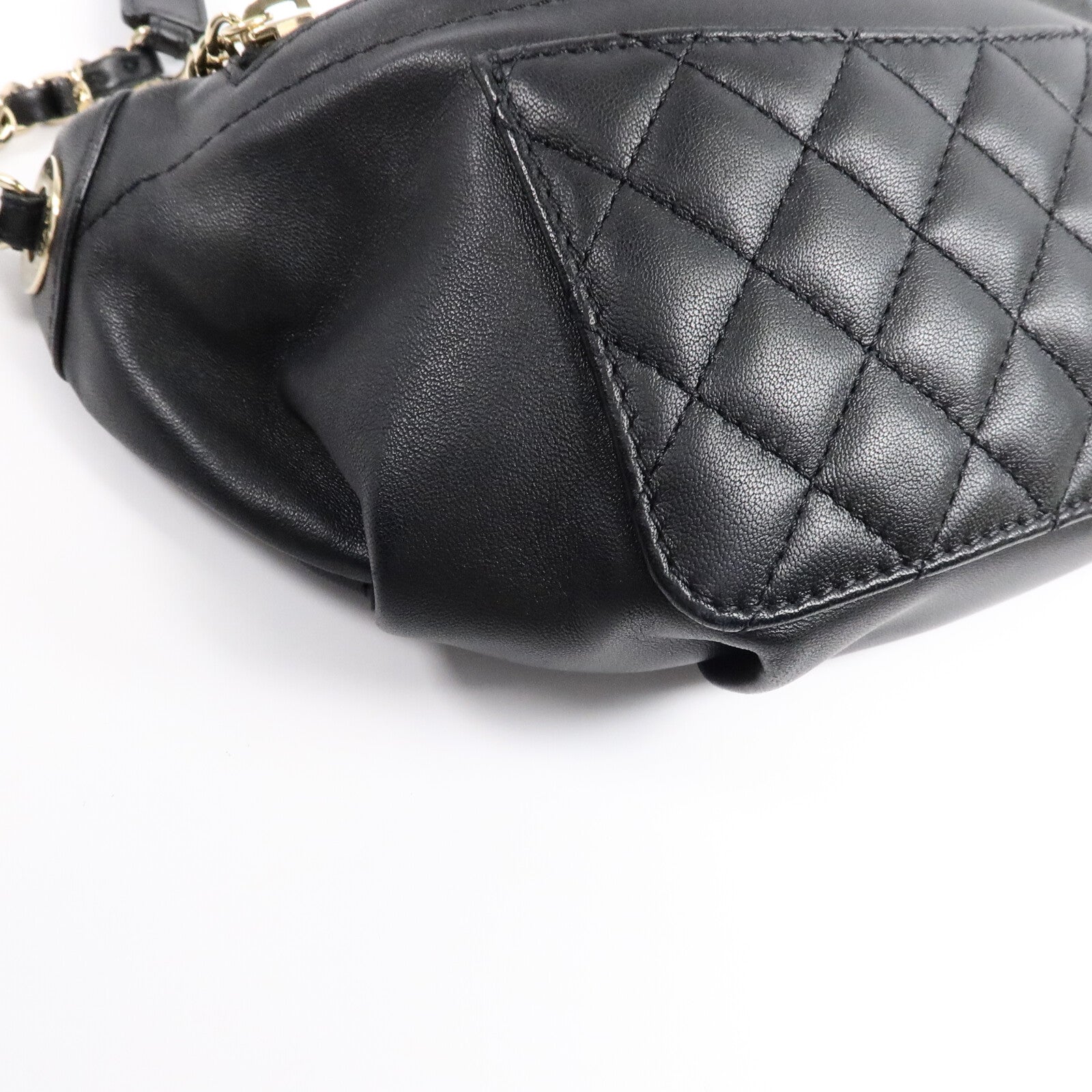 CHANEL 羊皮皮革Chain Belt Bag腰包