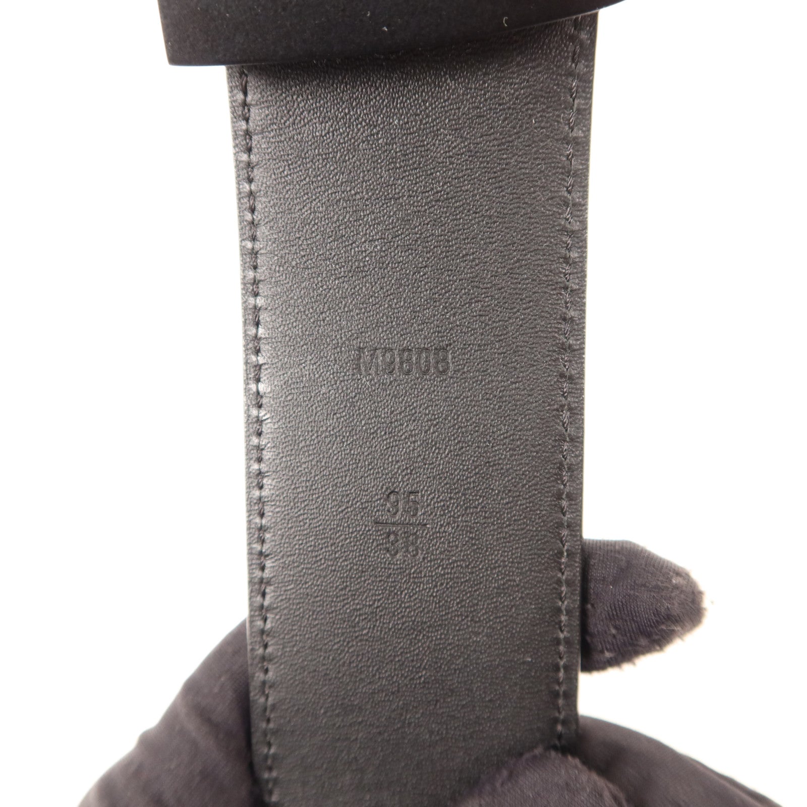 LOUIS VUITTON Damier Graphite Belt皮帶