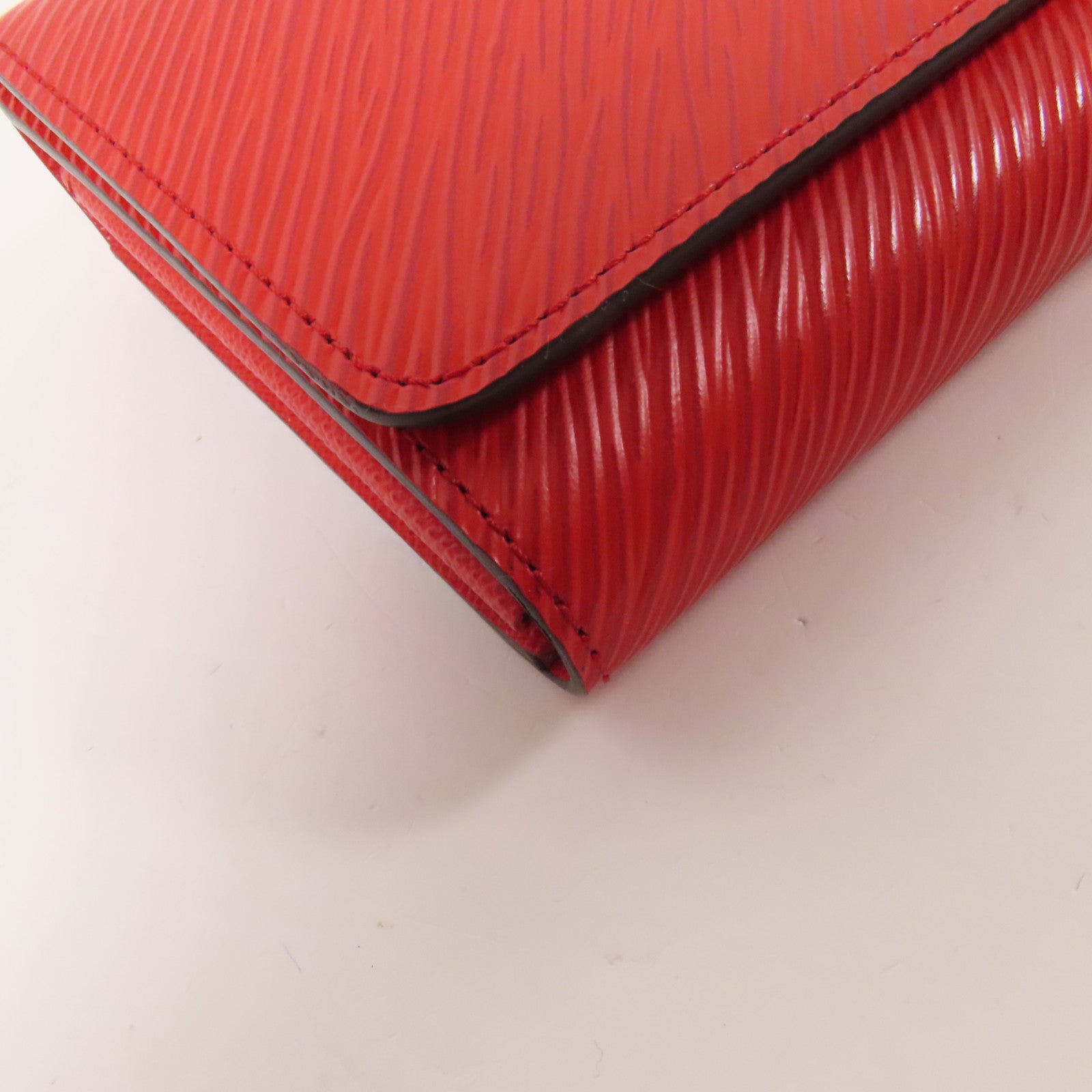 LOUIS VUITTON Epi Twist Wallet銀扣長錢包