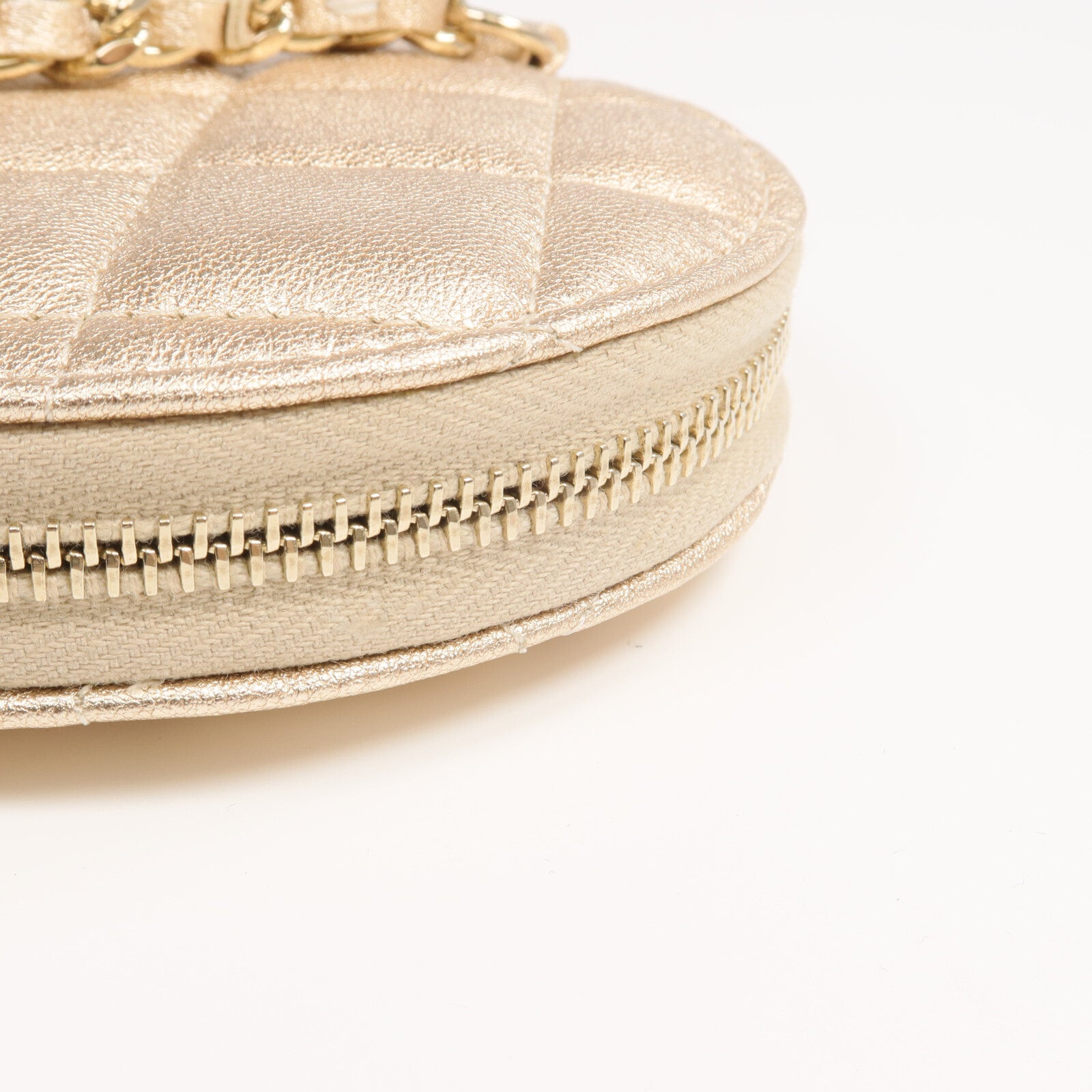 CHANEL 羊皮皮革Matelasse Coin Purse & AirPods Case金扣零錢包