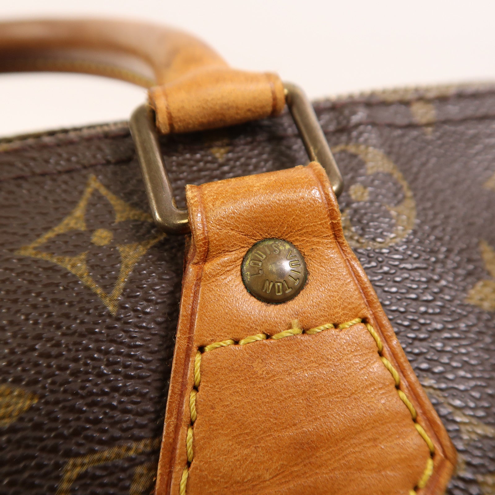 LOUIS VUITTON Monogram Speedy 30金扣手挽袋