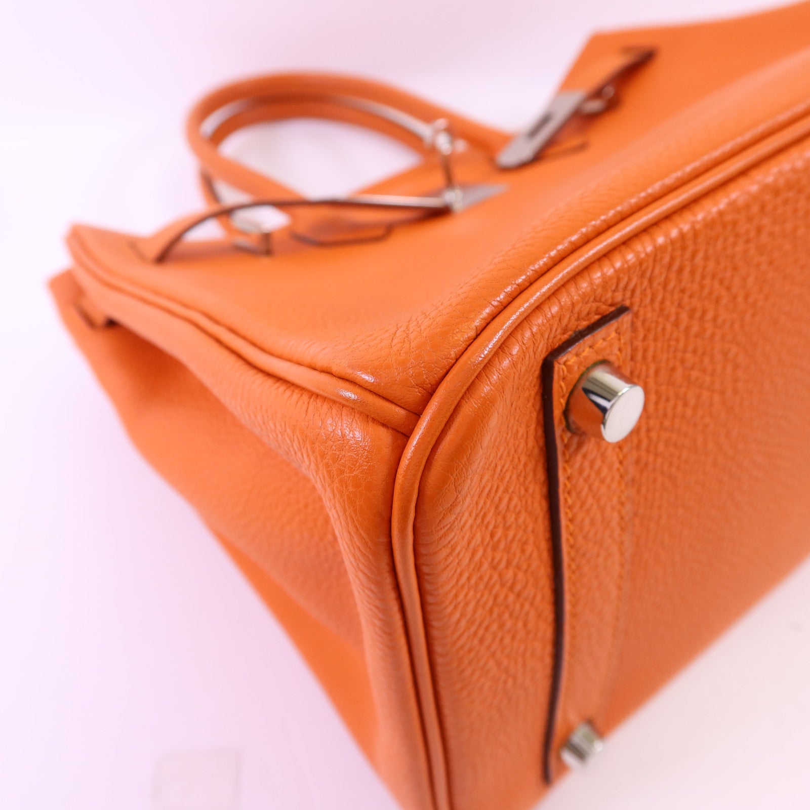 HERMES Togo皮革Birkin 30銀扣手挽袋