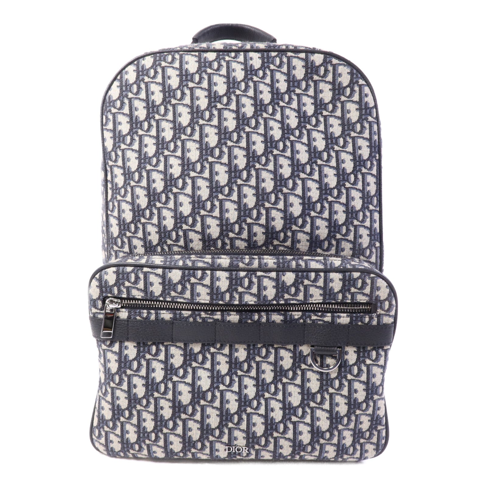 Dior 帆布Safari Backpack銀扣背包