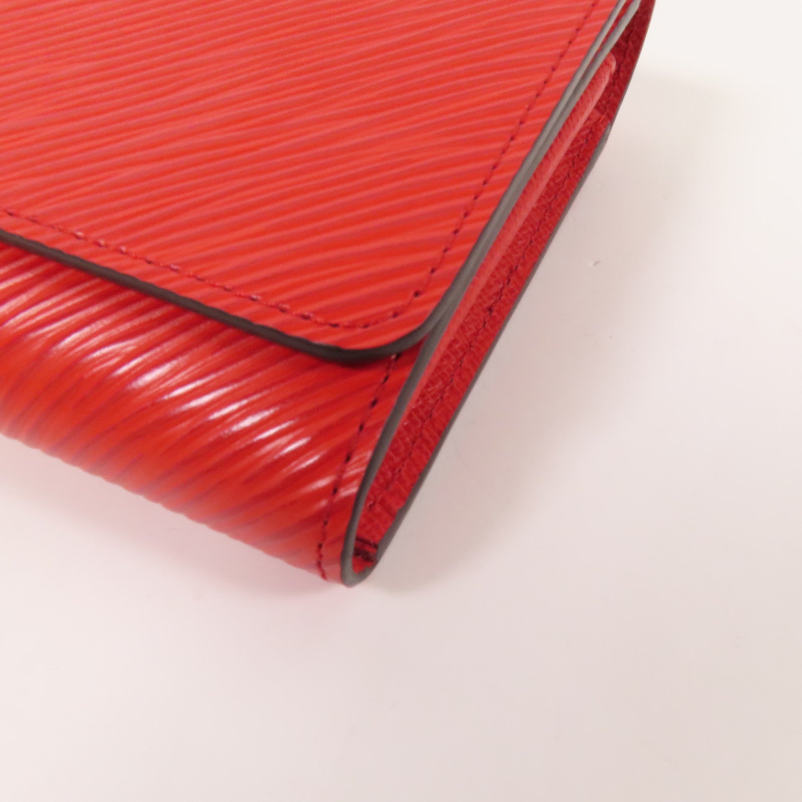 LOUIS VUITTON Epi Twist Wallet銀扣長錢包