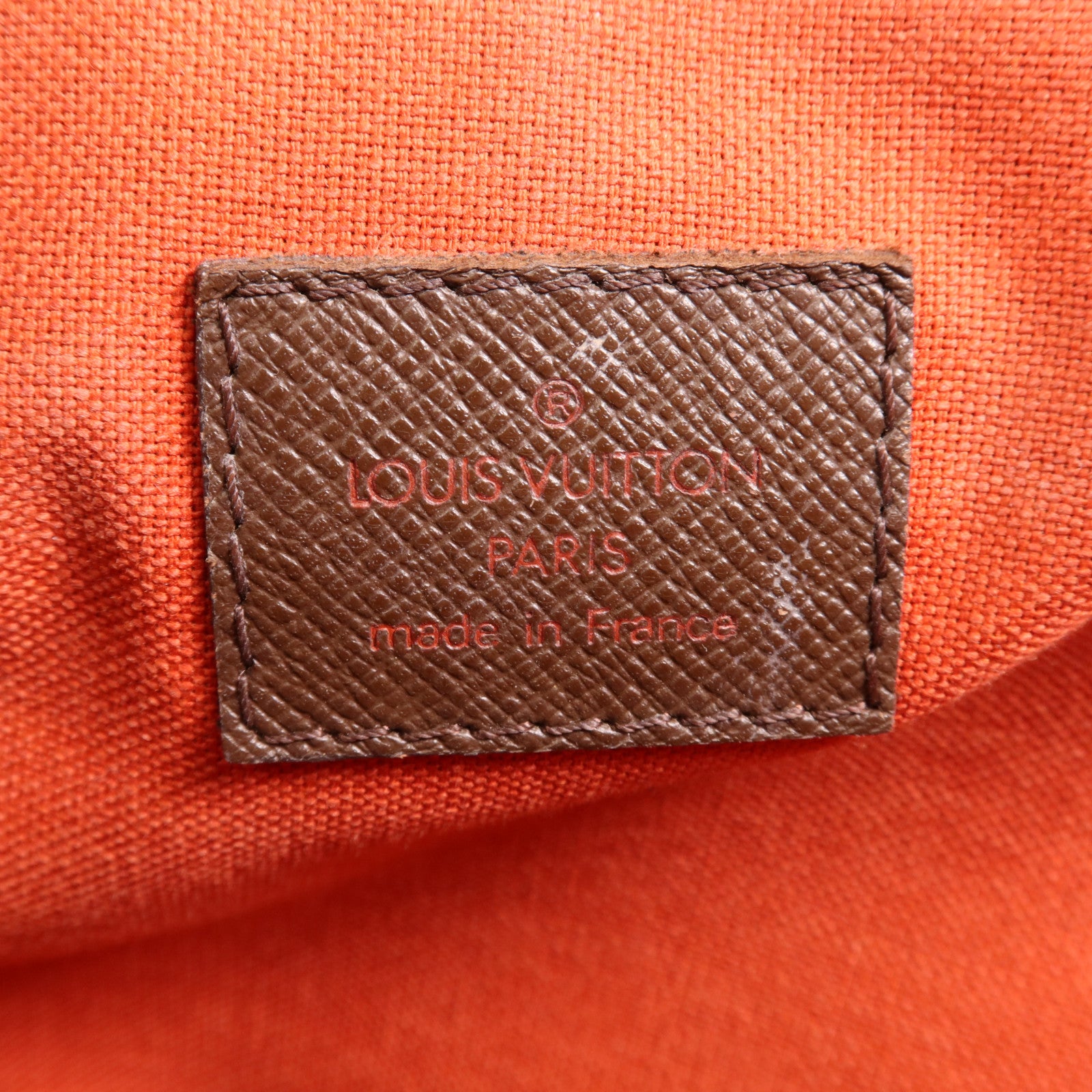 LOUIS VUITTON Damier Belem PM金扣手挽袋