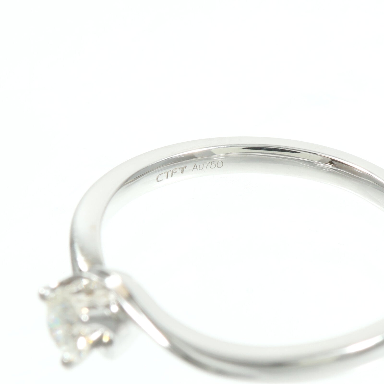 JEWELRY 18K白金Diamond Ring鑽石戒指