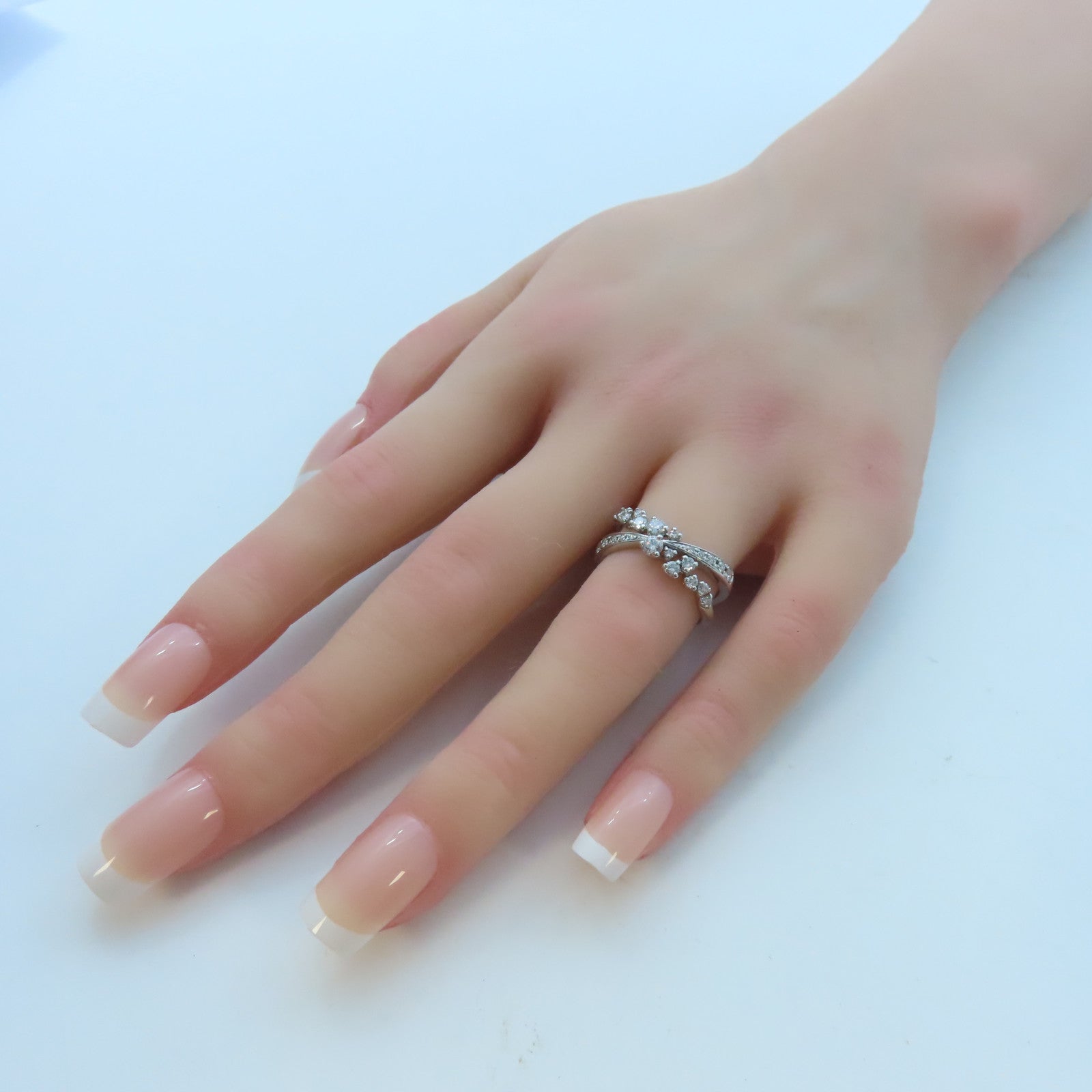 JEWELRY 【激減優惠】18K白金Diamond Ring0.55ct鑽石戒指US#5.5