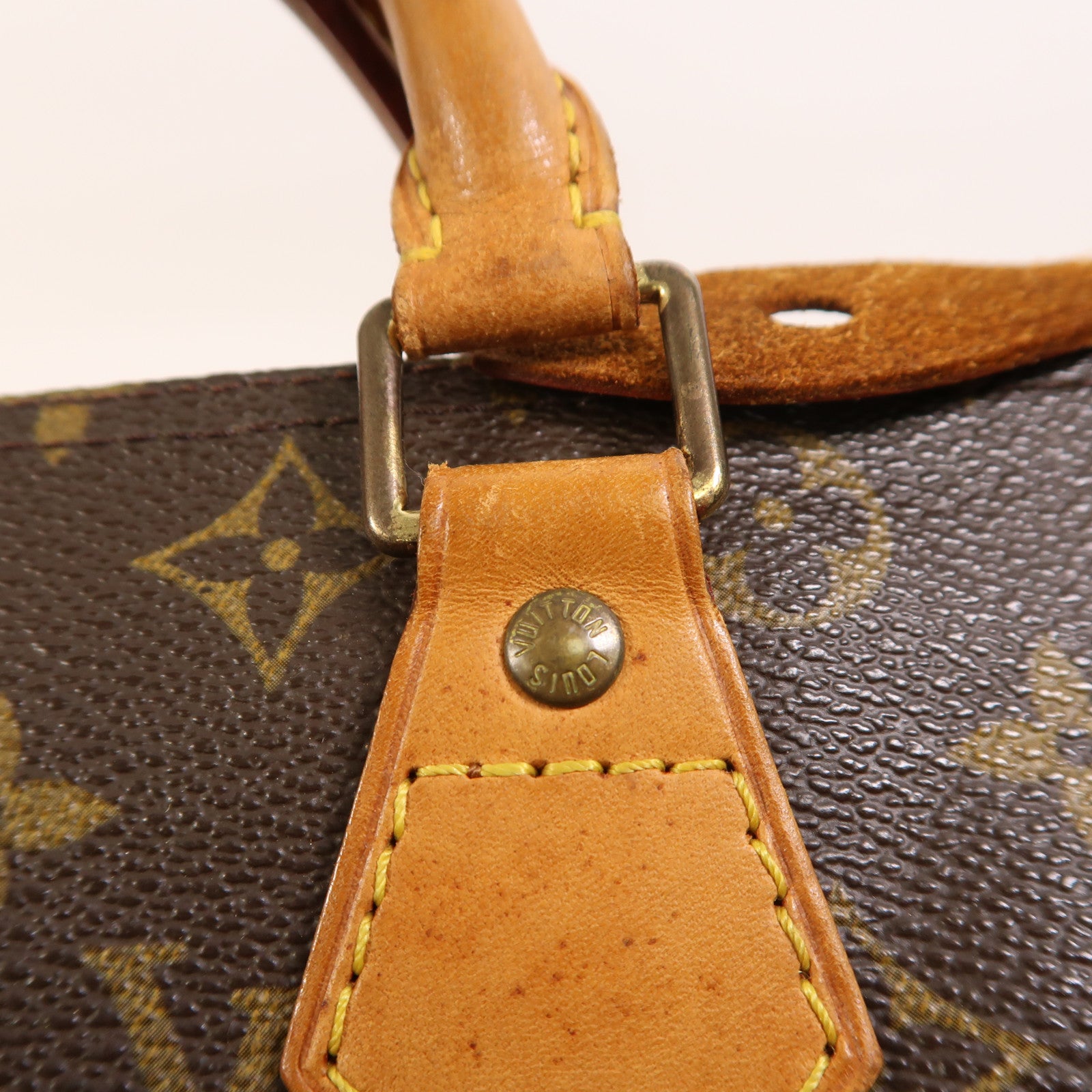 LOUIS VUITTON Monogram Speedy 30金扣手挽袋