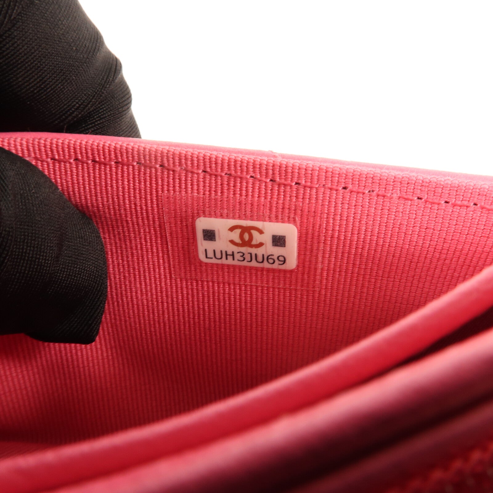 CHANEL 牛皮皮革C19 Medium Flap Wallet金扣長錢包