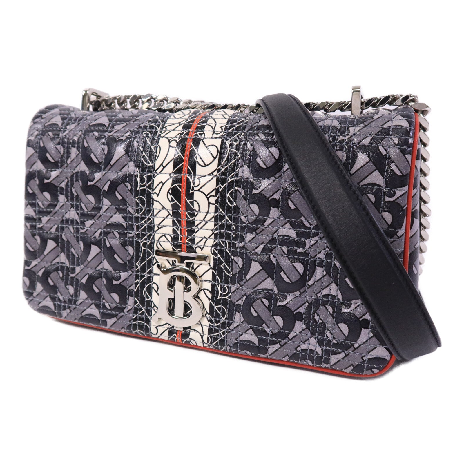BURBERRY 羊皮皮革Chain Shoulder Bag鏈帶肩背袋