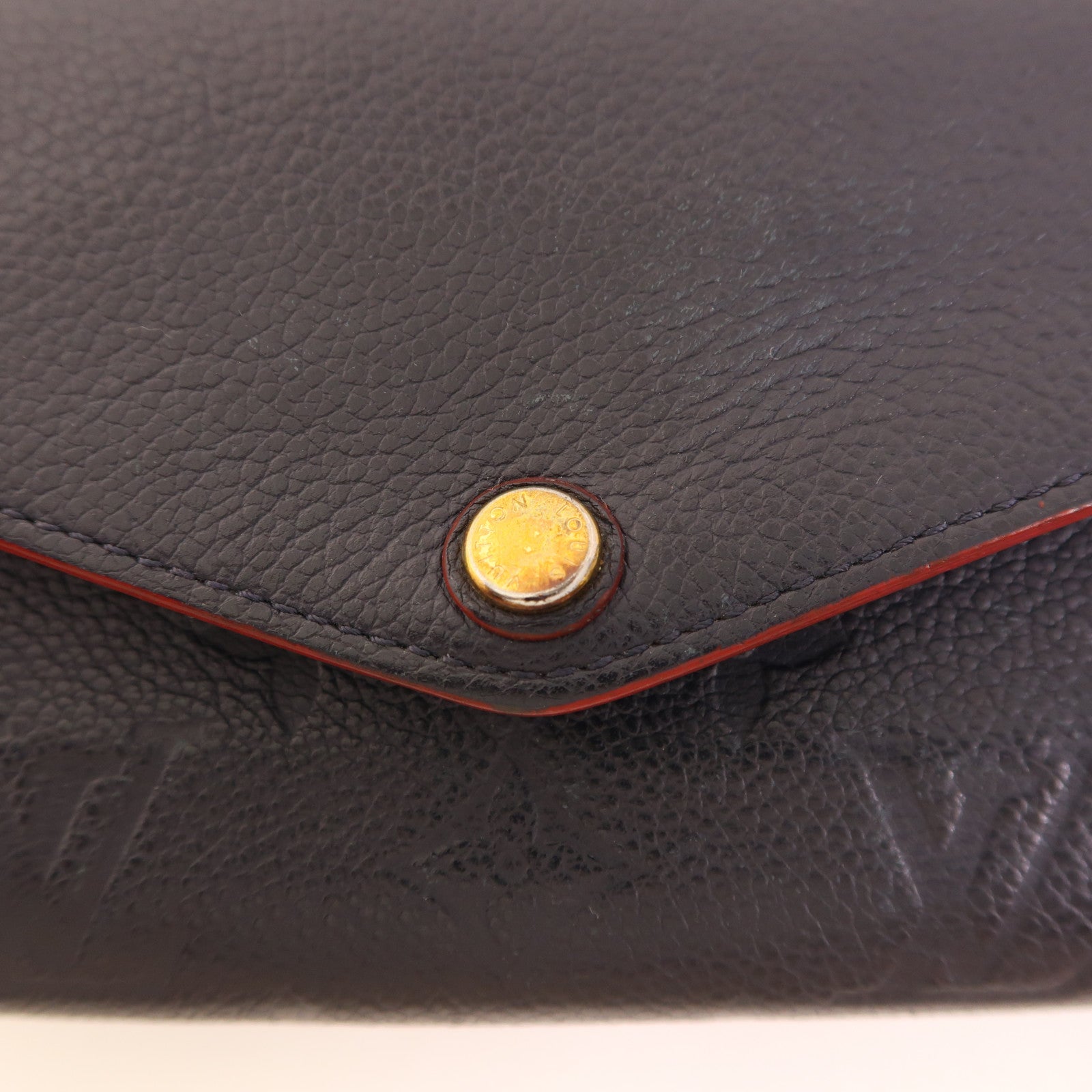 LOUIS VUITTON Monogram Empreinte Sarah Long Wallet金扣長錢包