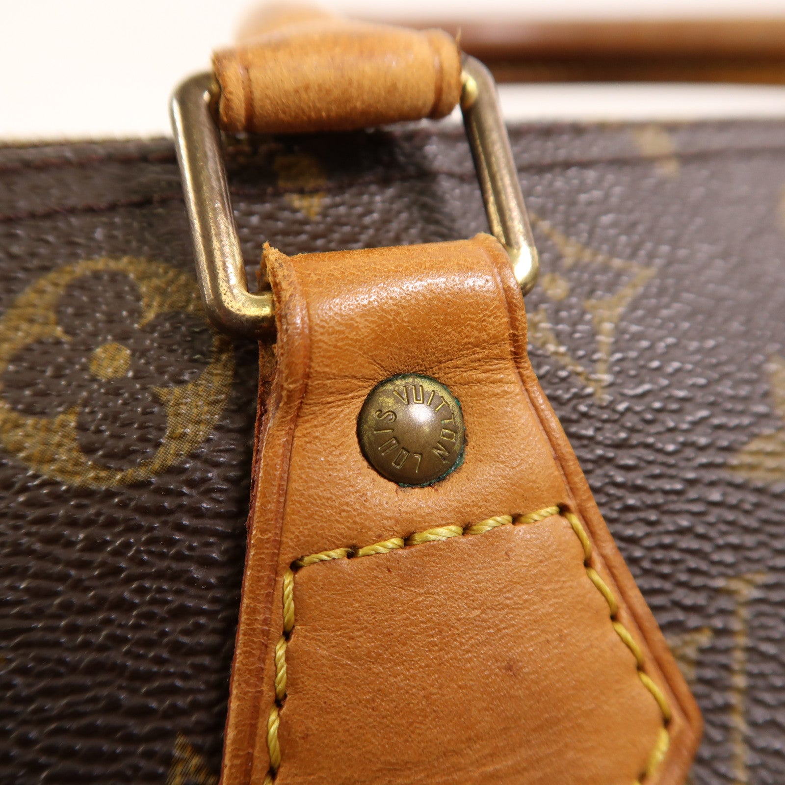 LOUIS VUITTON Monogram Speedy 30金扣手挽袋