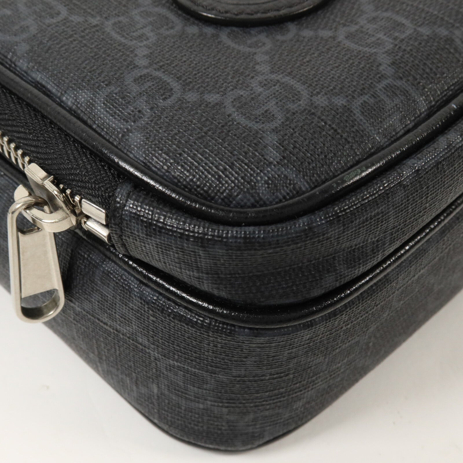 GUCCI 塗層帆布Interlocking G Mini肩背袋
