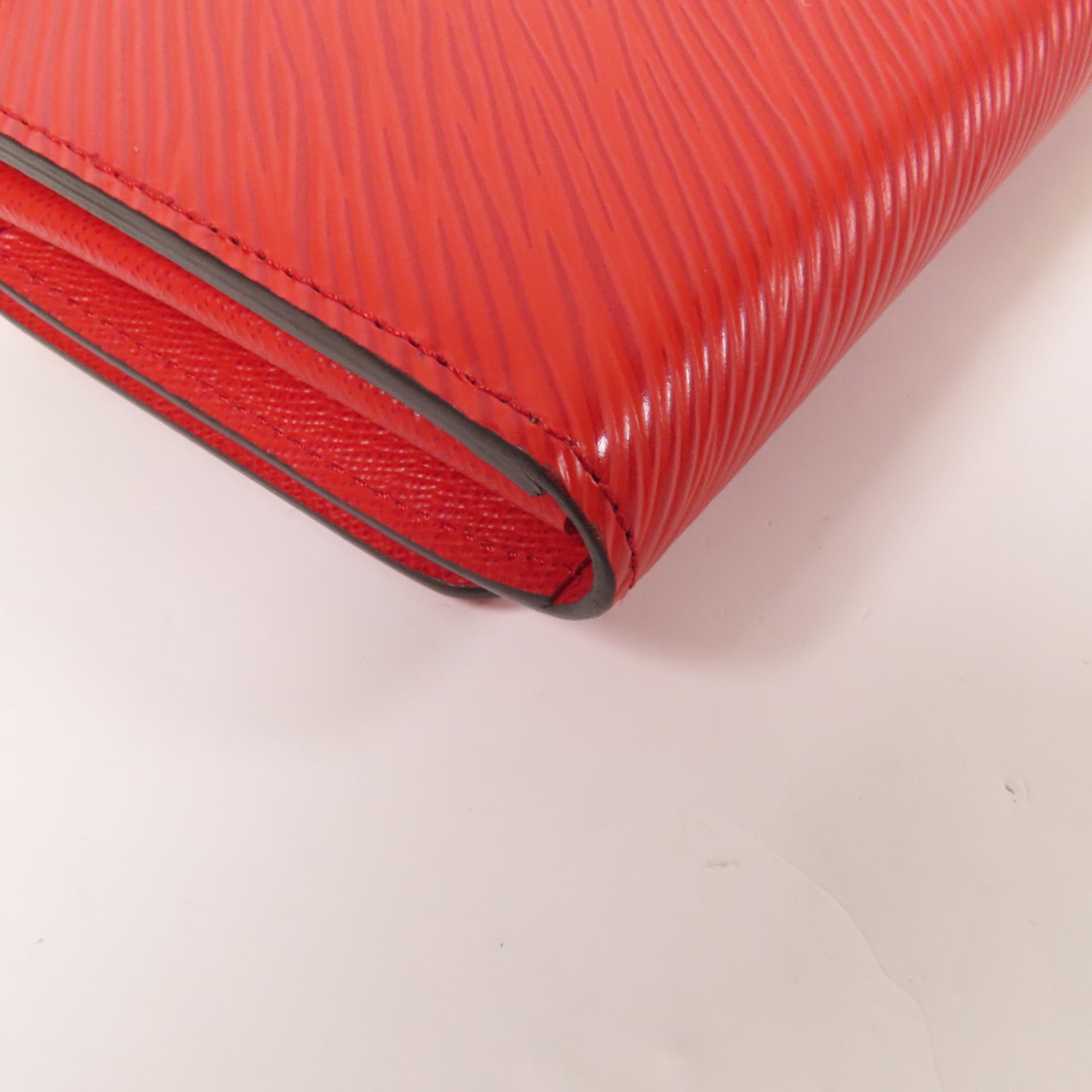 LOUIS VUITTON Epi Twist Wallet銀扣長錢包