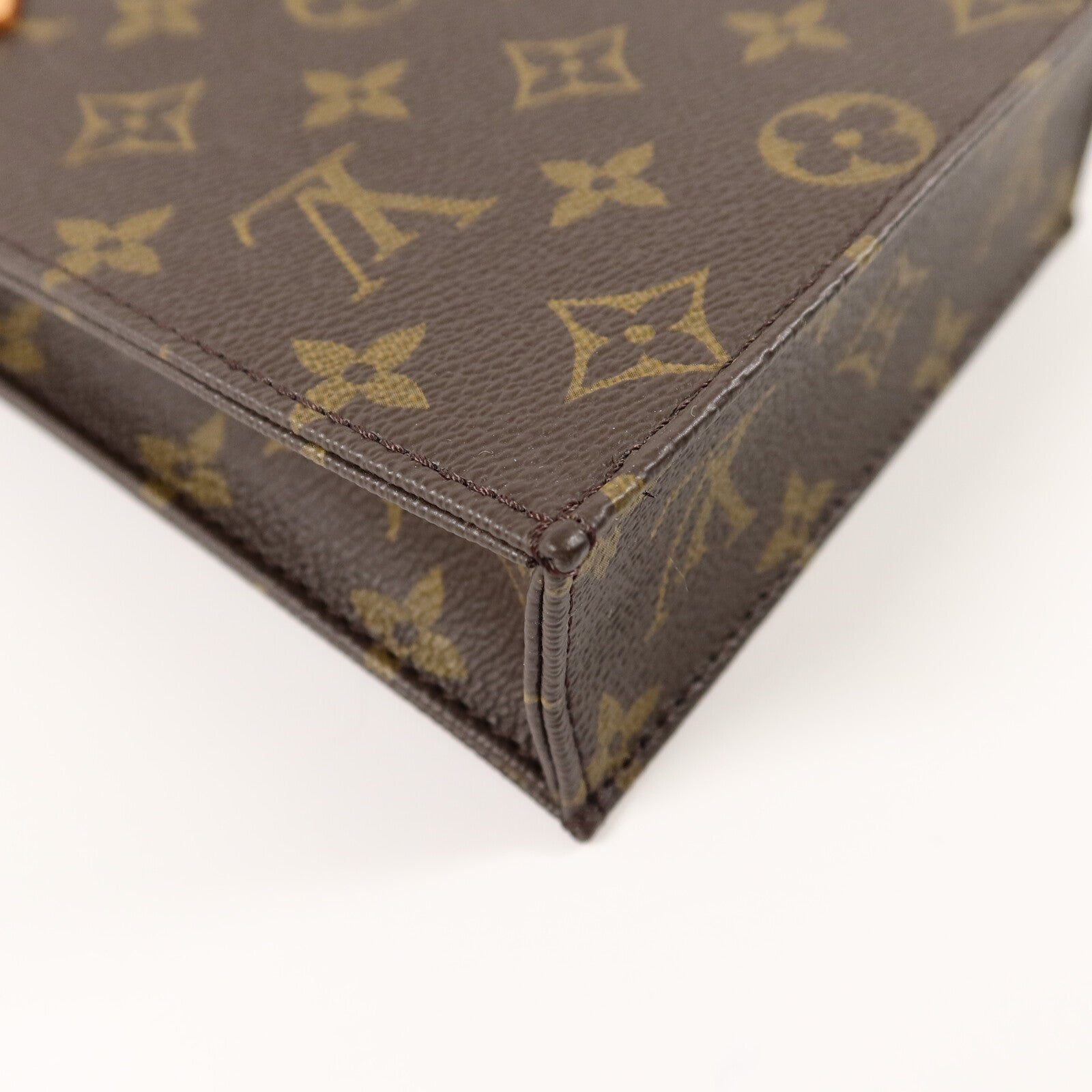 LOUIS VUITTON Monogram Petit Sac Plat手挽肩背兩用袋Monogram Petit Sac Plat手挽肩背兩用袋