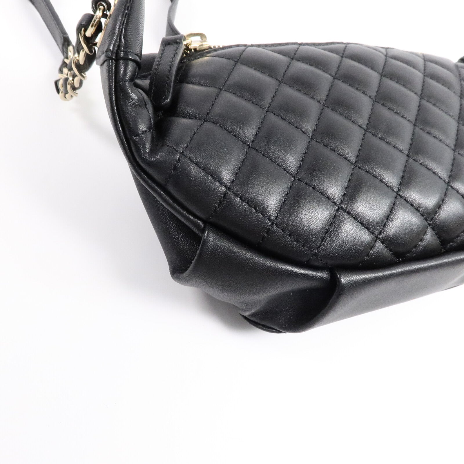 CHANEL 羊皮皮革Chain Belt Bag腰包