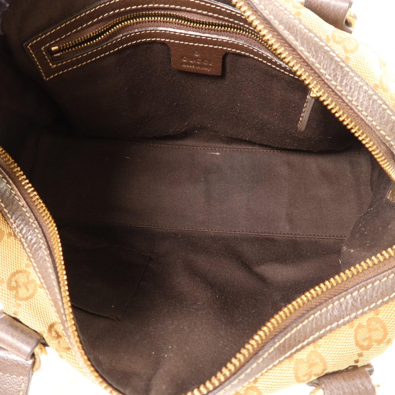 GUCCI 【激減優惠】帆布Charmy Boston Bag金扣肩背袋