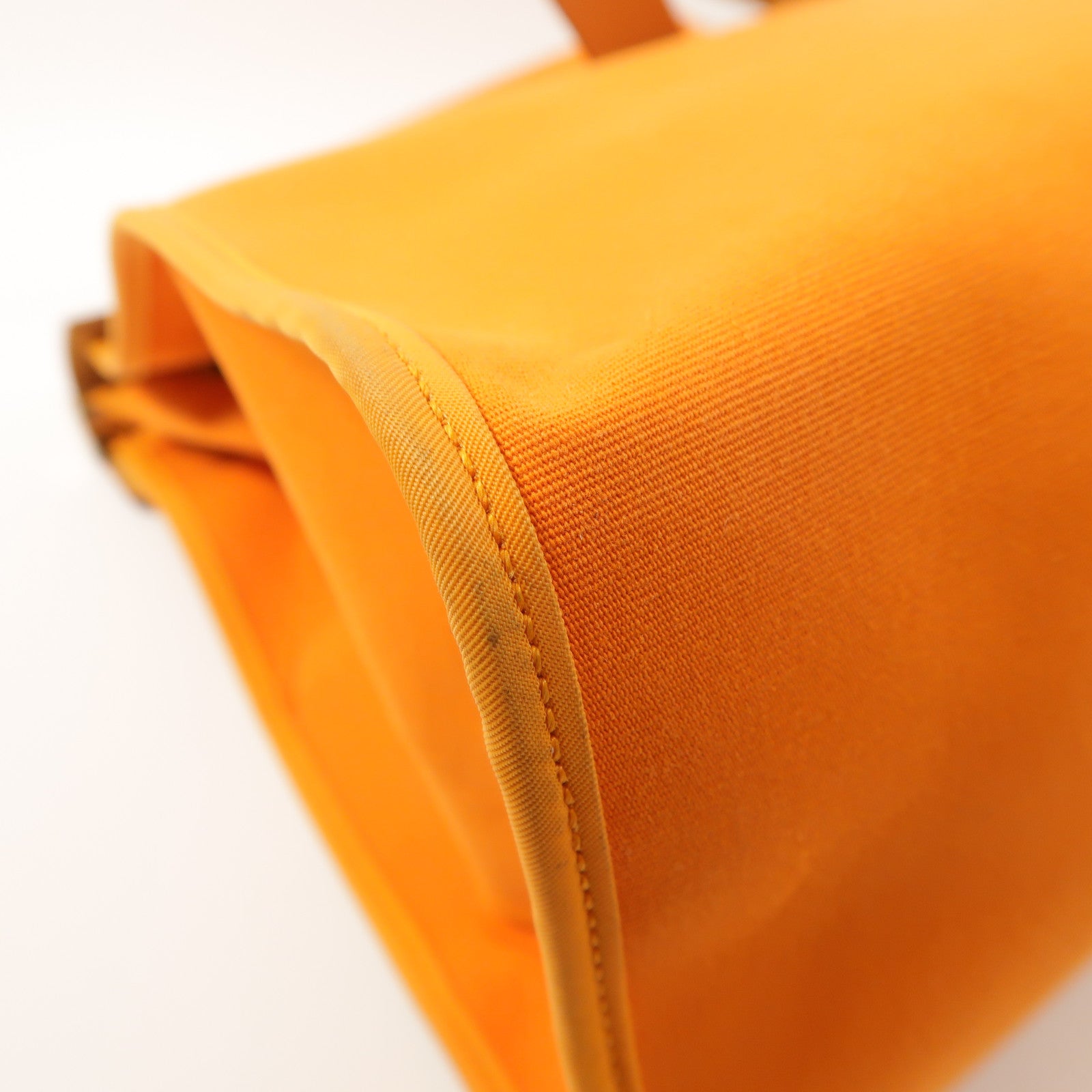HERMES 帆布Herbag GM銀扣手挽肩背兩用袋