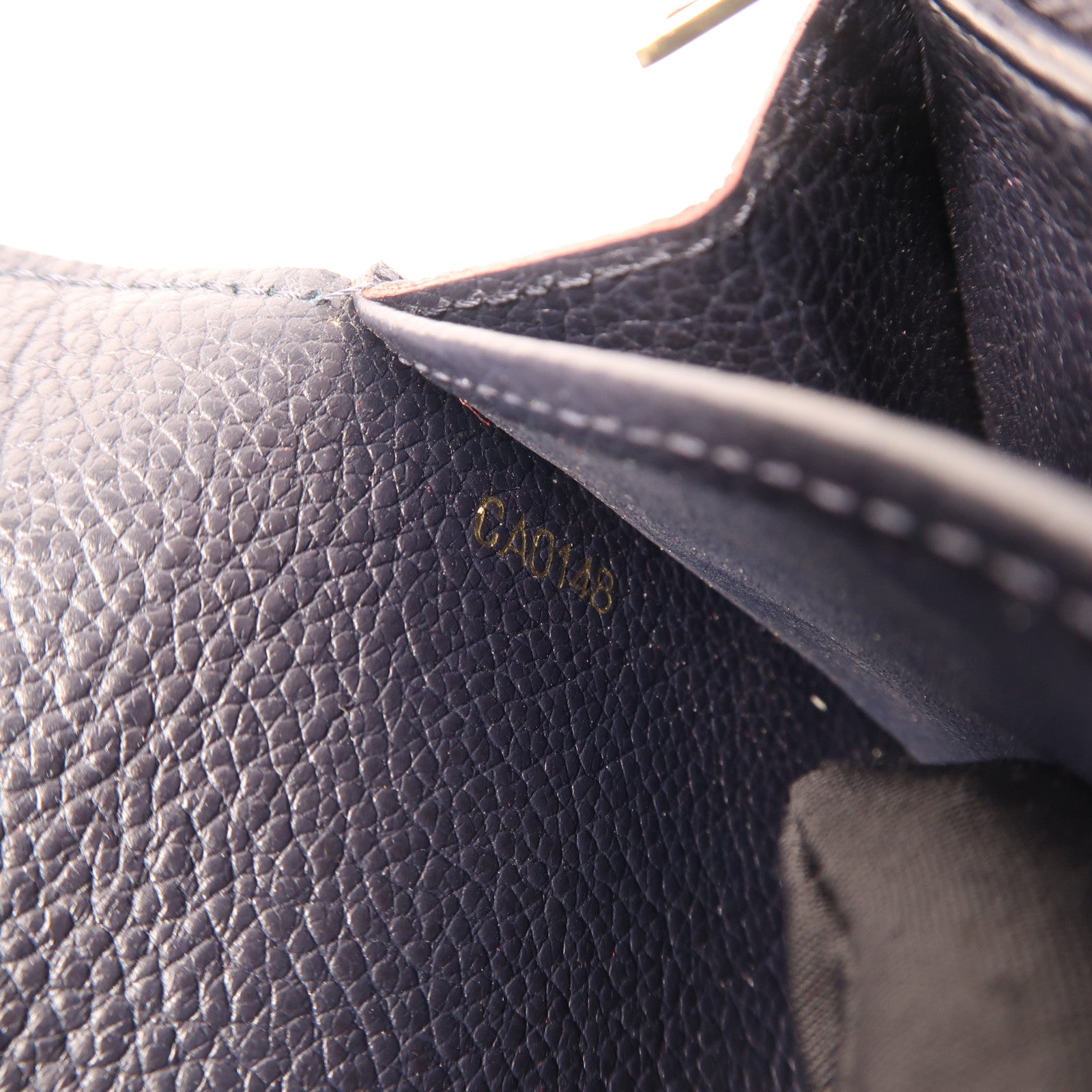 LOUIS VUITTON Monogram Empreinte Sarah Long Wallet金扣長錢包