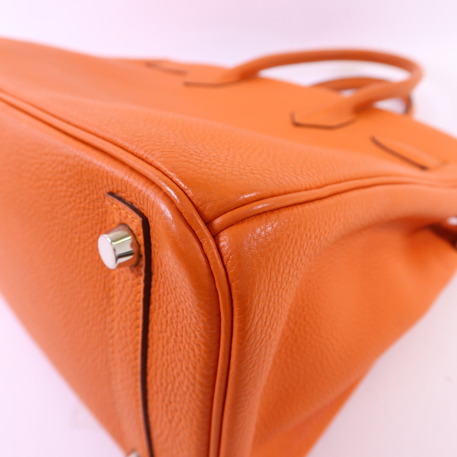 HERMES Togo皮革Birkin 30銀扣手挽袋