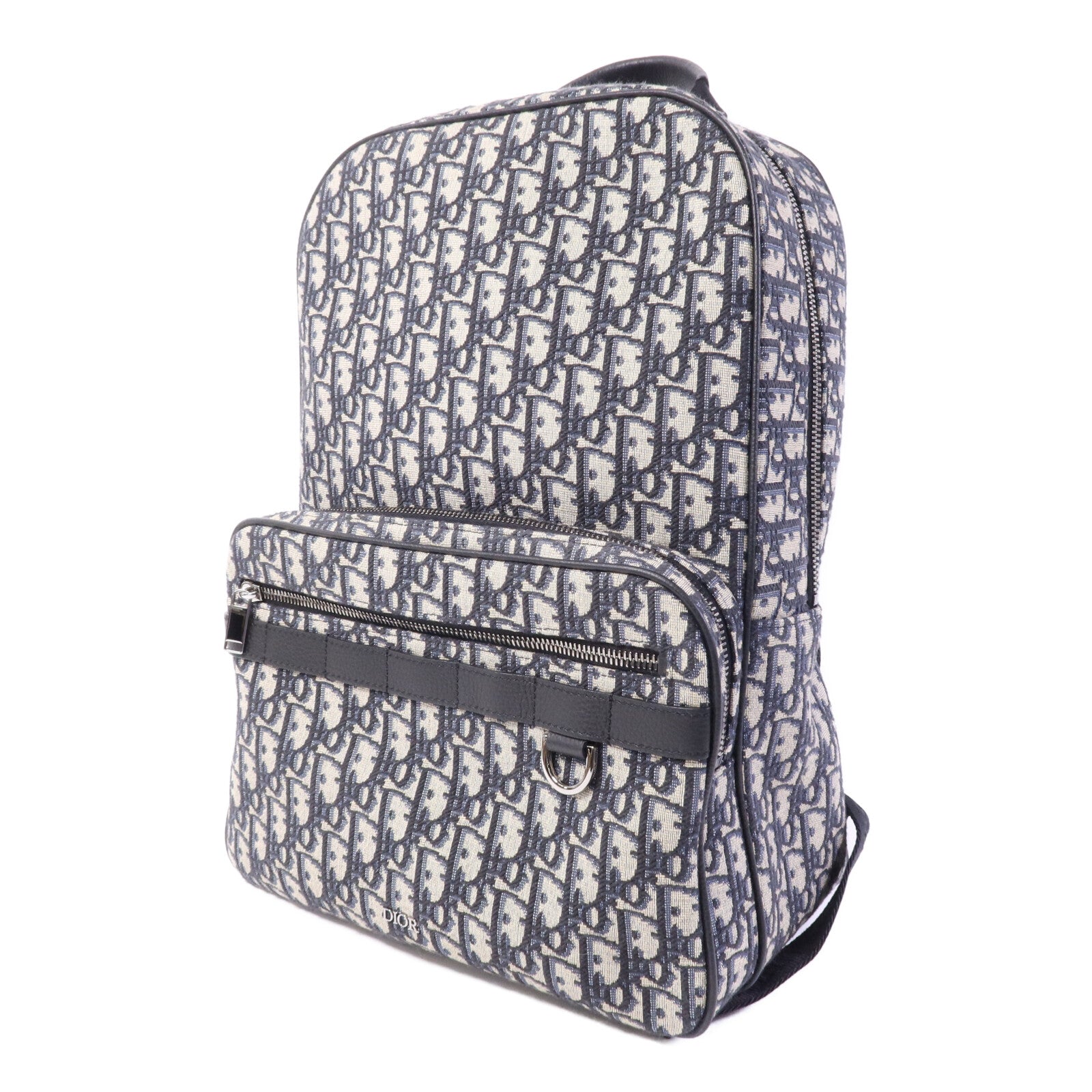 Dior 帆布Safari Backpack銀扣背包