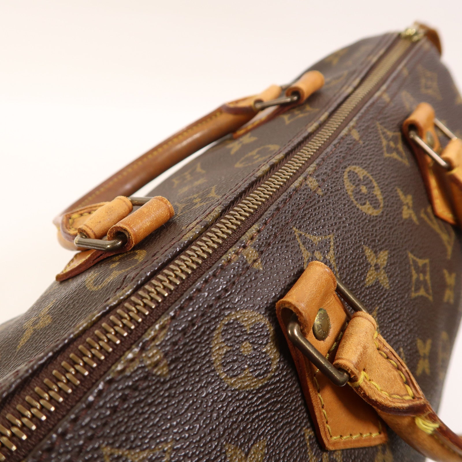 LOUIS VUITTON Monogram Speedy 30金扣手挽袋