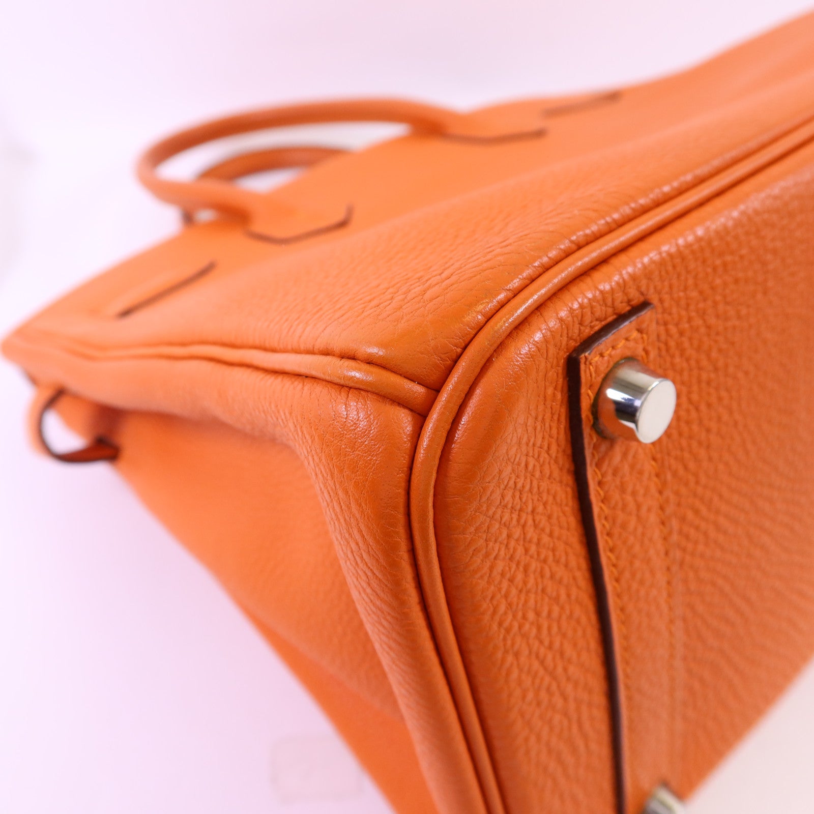 HERMES Togo皮革Birkin 30銀扣手挽袋