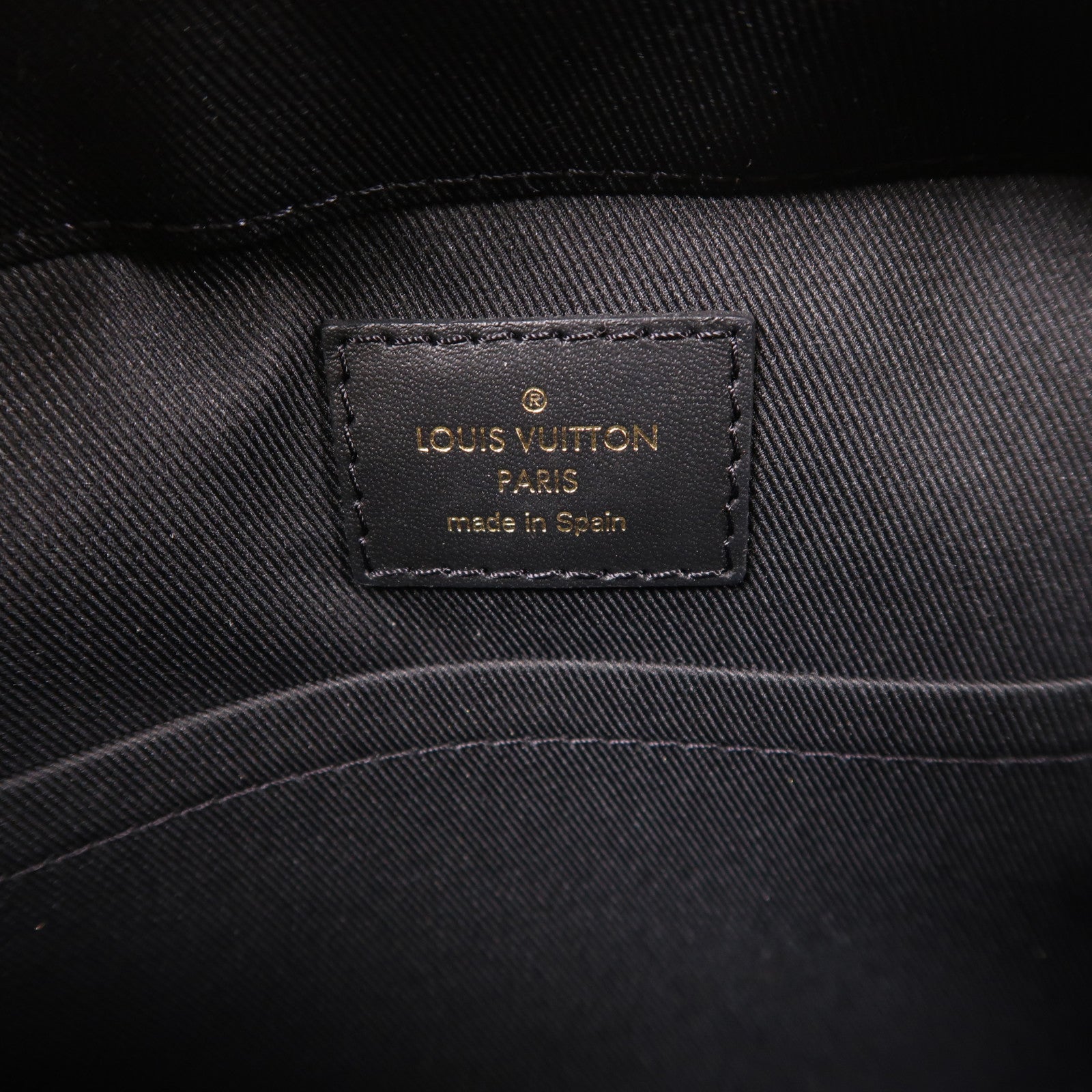 LOUIS VUITTON【激減優惠】 Monogram Saintonge金扣手挽袋棕色