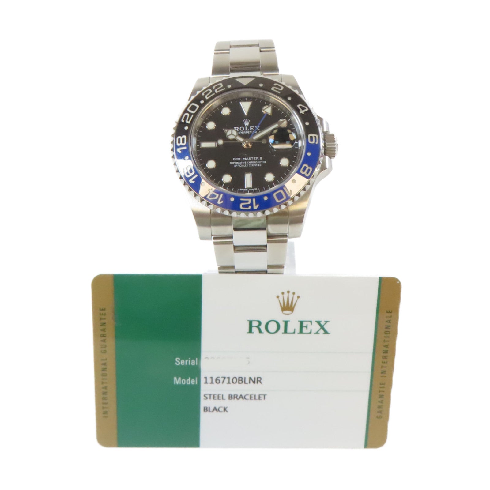 ROLEX GMT Master II Batman不鏽鋼手錶自動機芯黑色