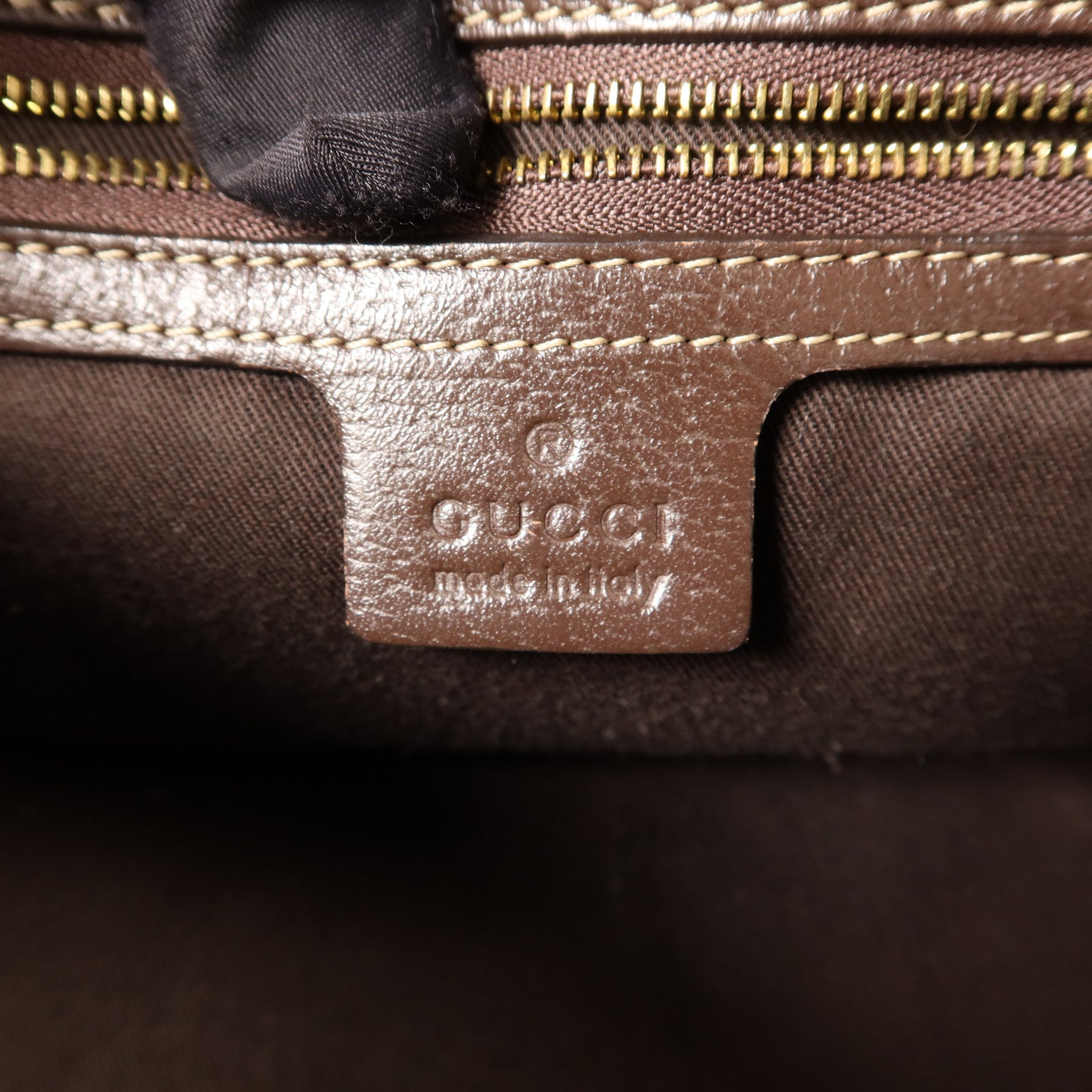 GUCCI 【激減優惠】帆布Charmy Boston Bag金扣肩背袋