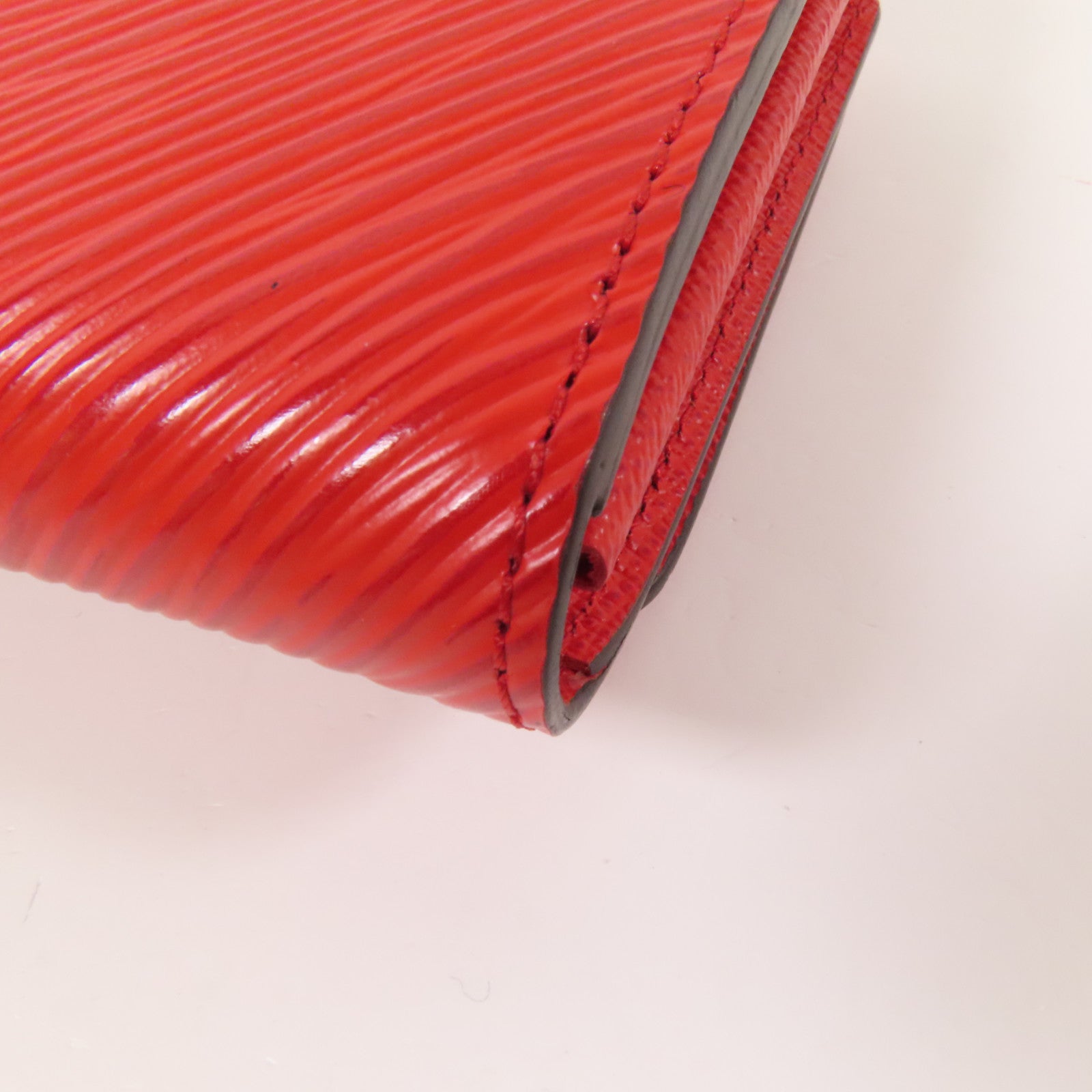 LOUIS VUITTON Epi Twist Wallet銀扣長錢包