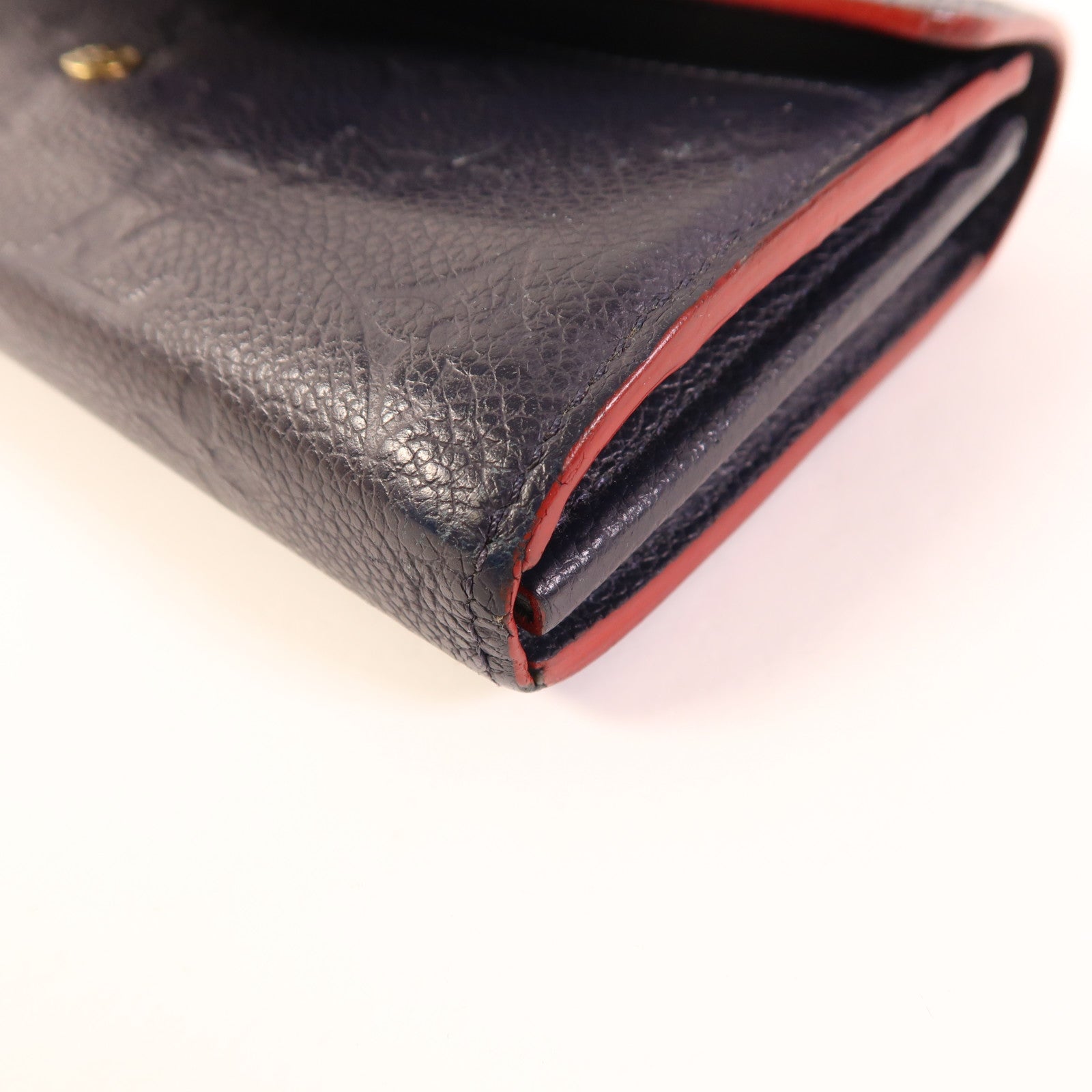 LOUIS VUITTON Monogram Empreinte Sarah Long Wallet金扣長錢包