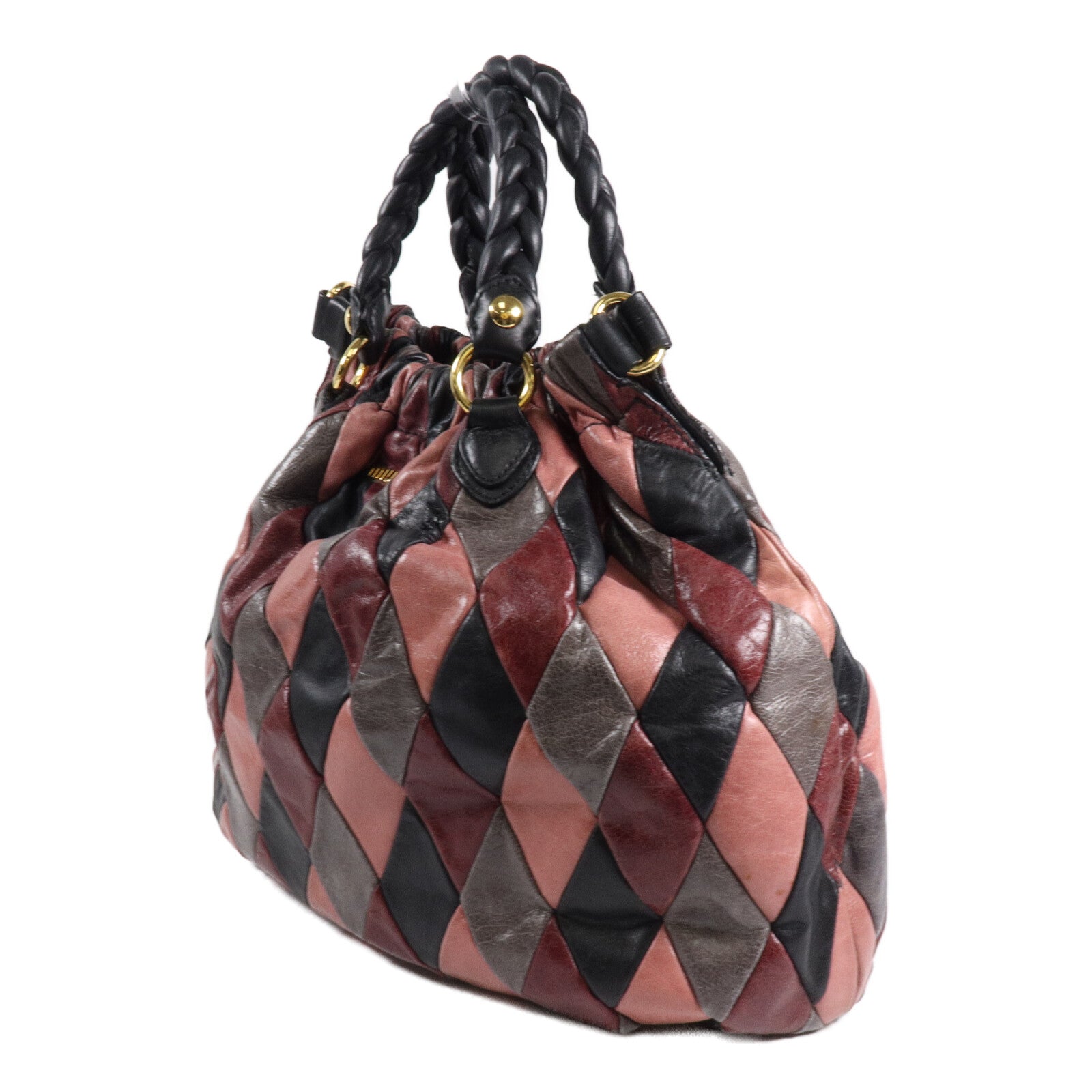 Miu Miu 牛皮皮革2 Way Shoulder手挽肩背兩用袋