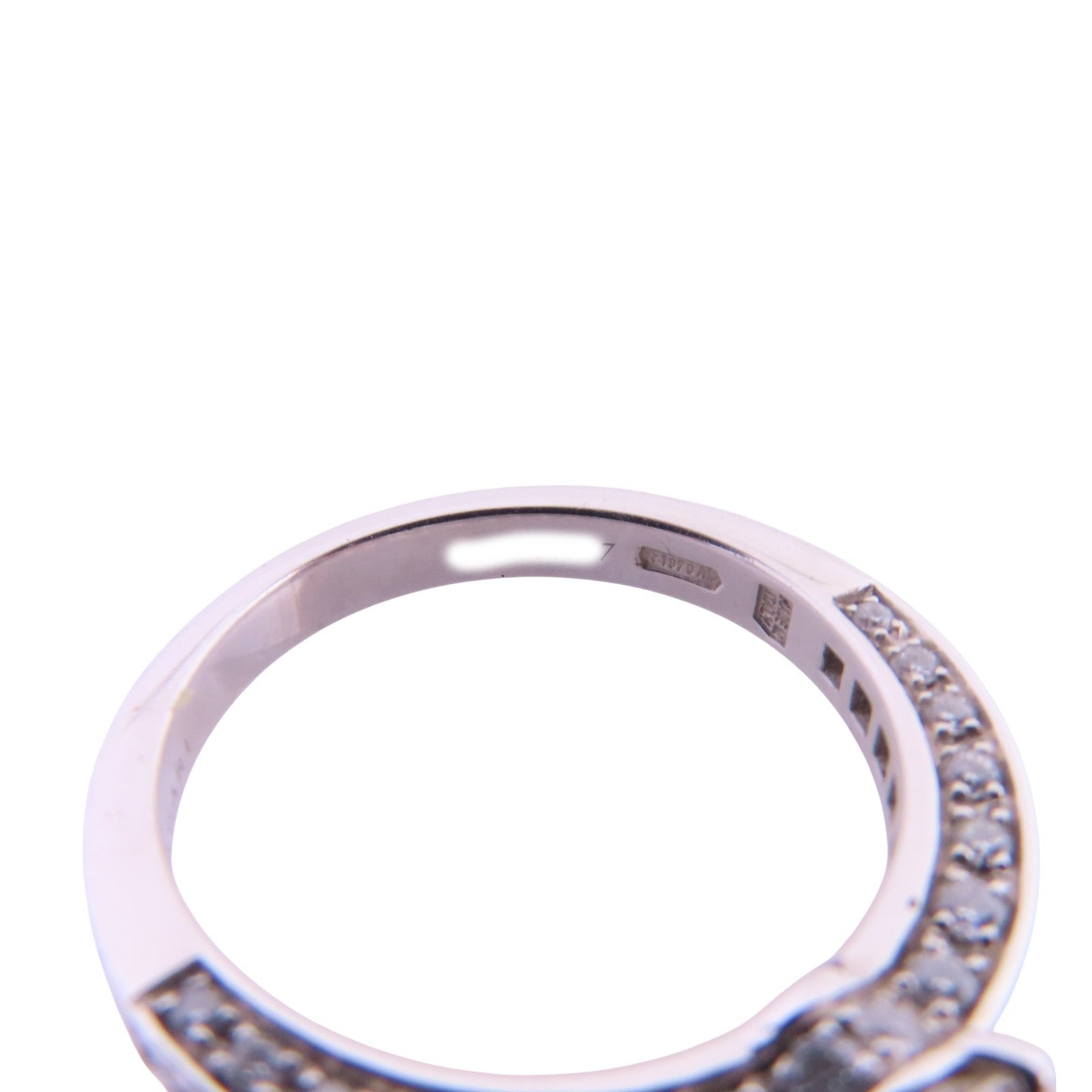 BVLGARI PT950鉑金Diamond Ring戒指US#4.5